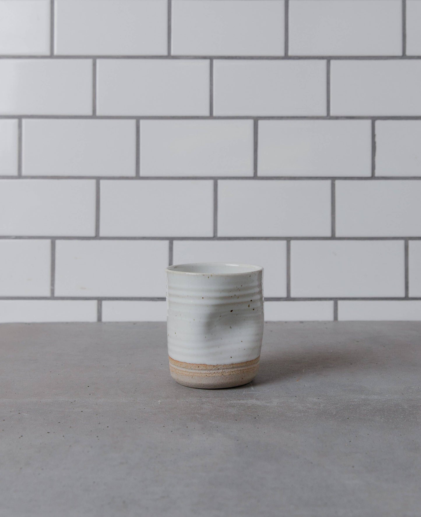 Stoneware Thumb Cup