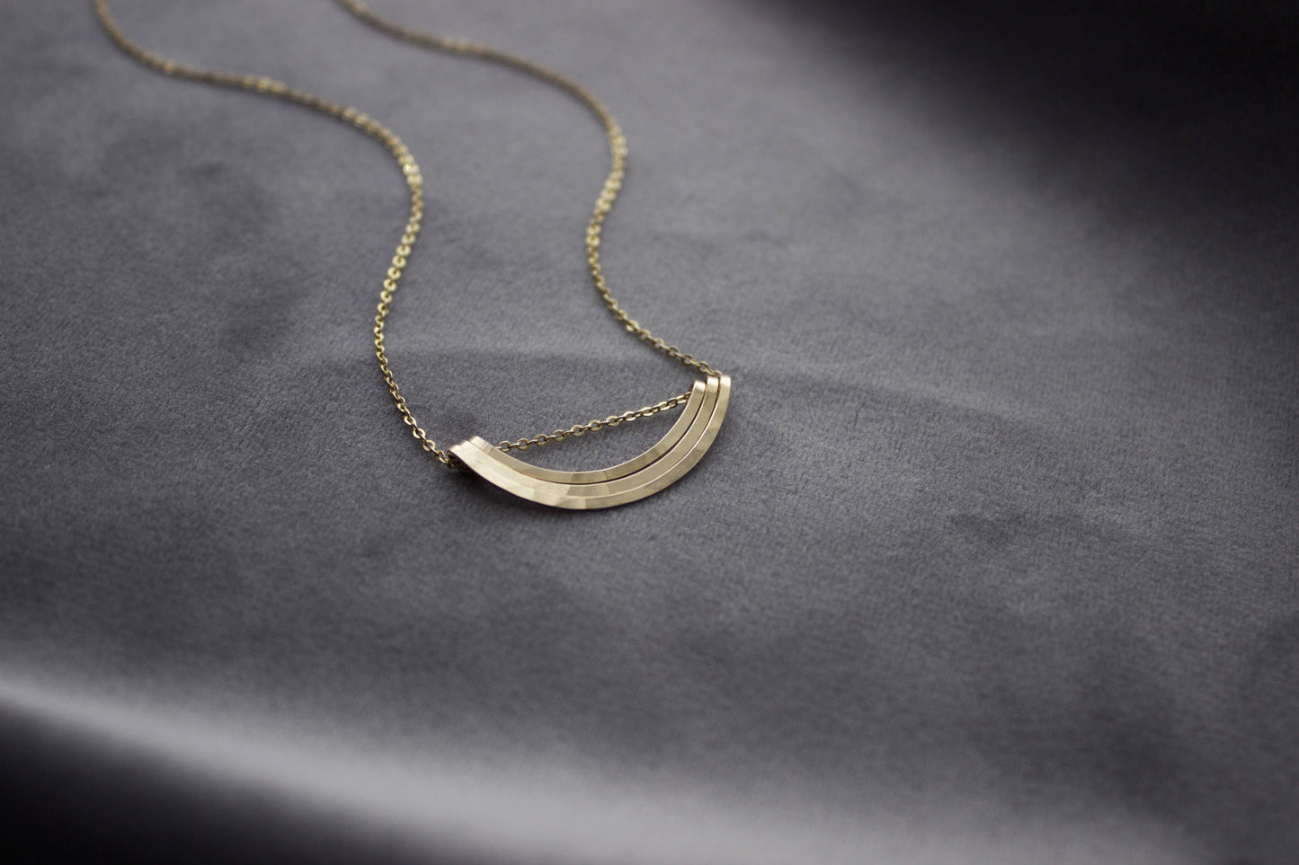Rainbow, Delicate Necklace 14K Gold Fill