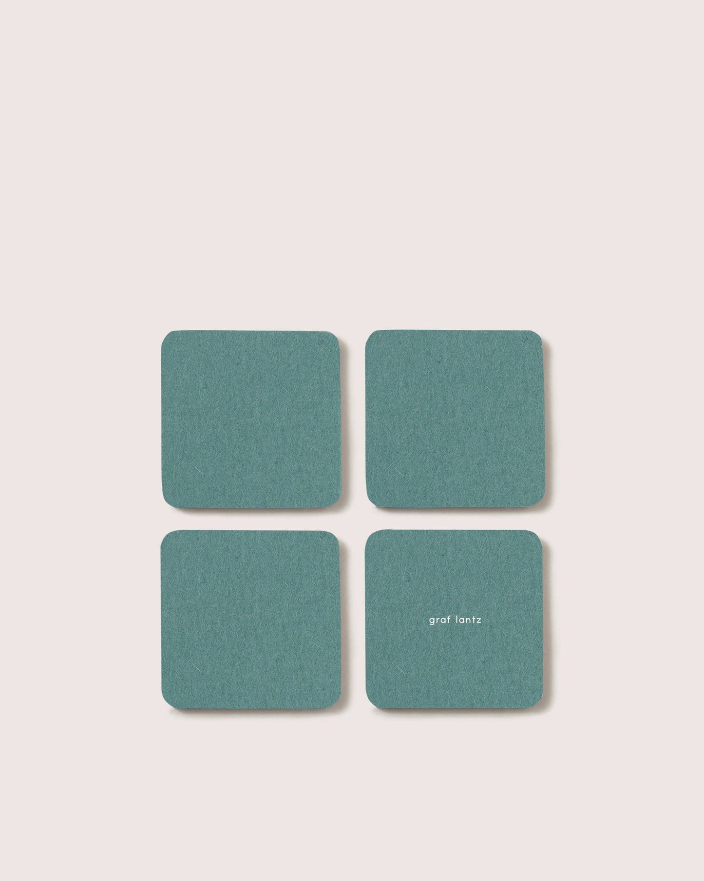 Spruce: Merino Wool Square Coasters