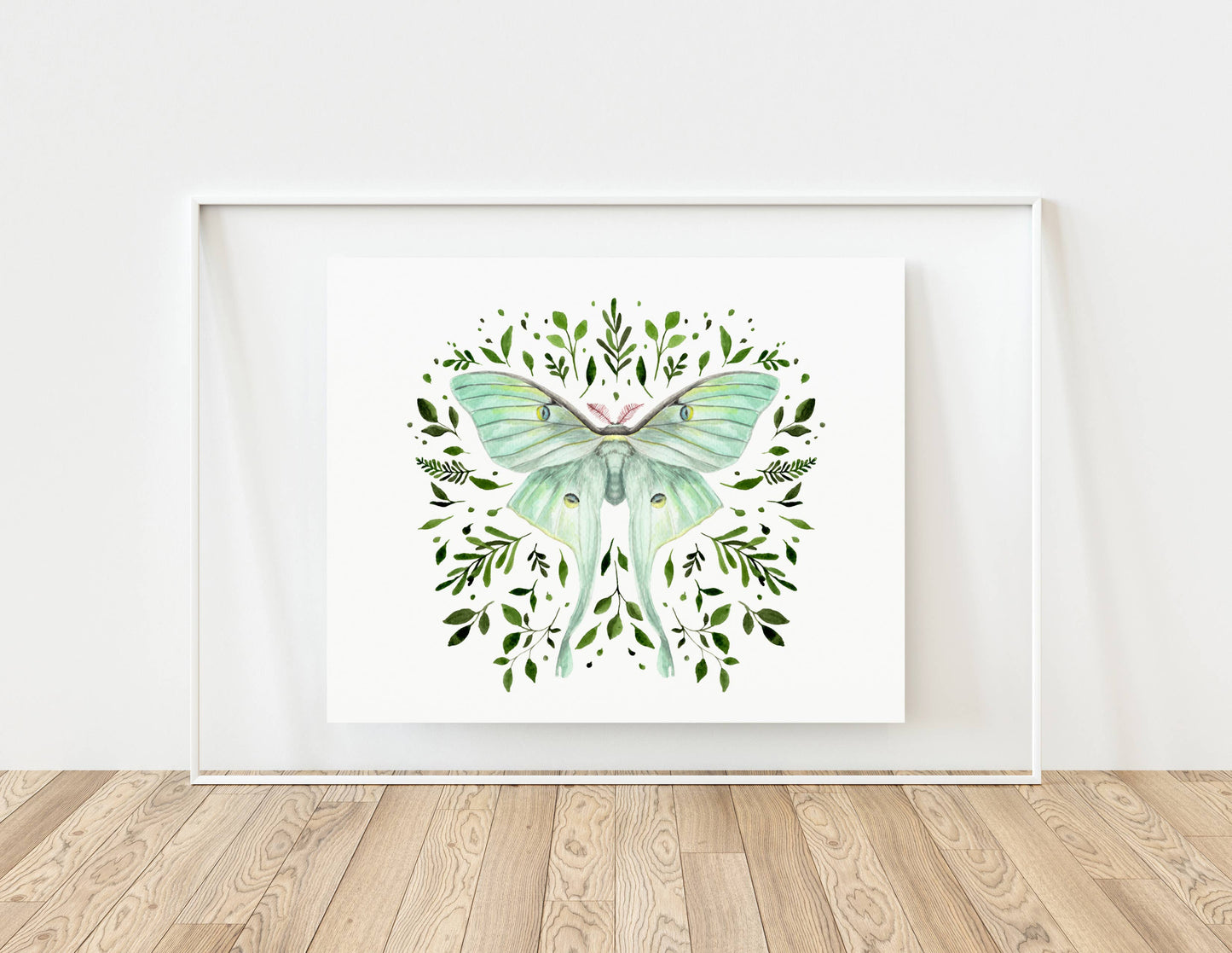 Luna Moth Watercolor Artwork Print