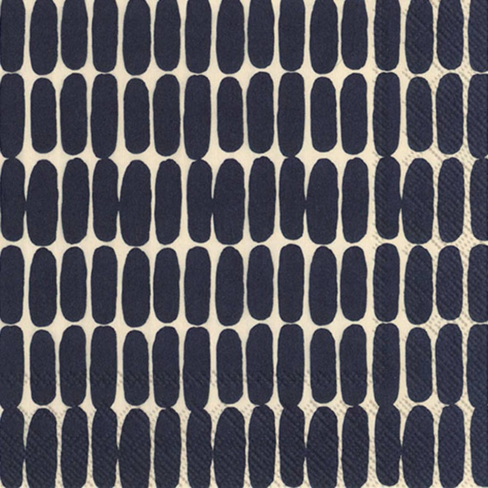 Modern Black Cocktail Napkins