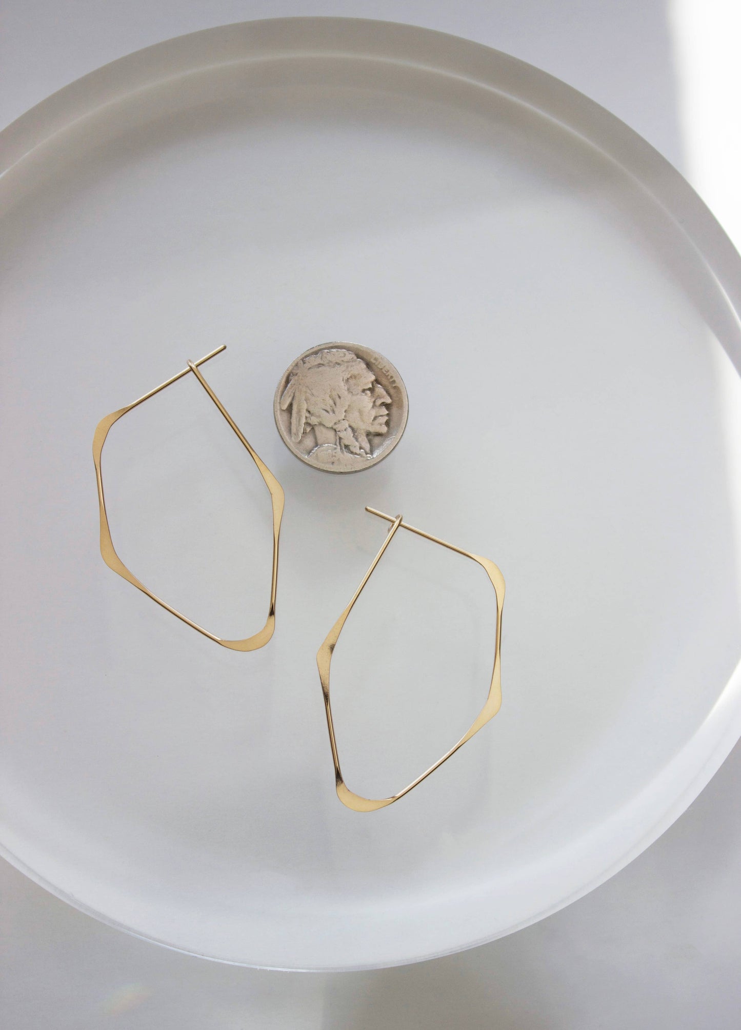 Facet Earrings 14k Gold Fill