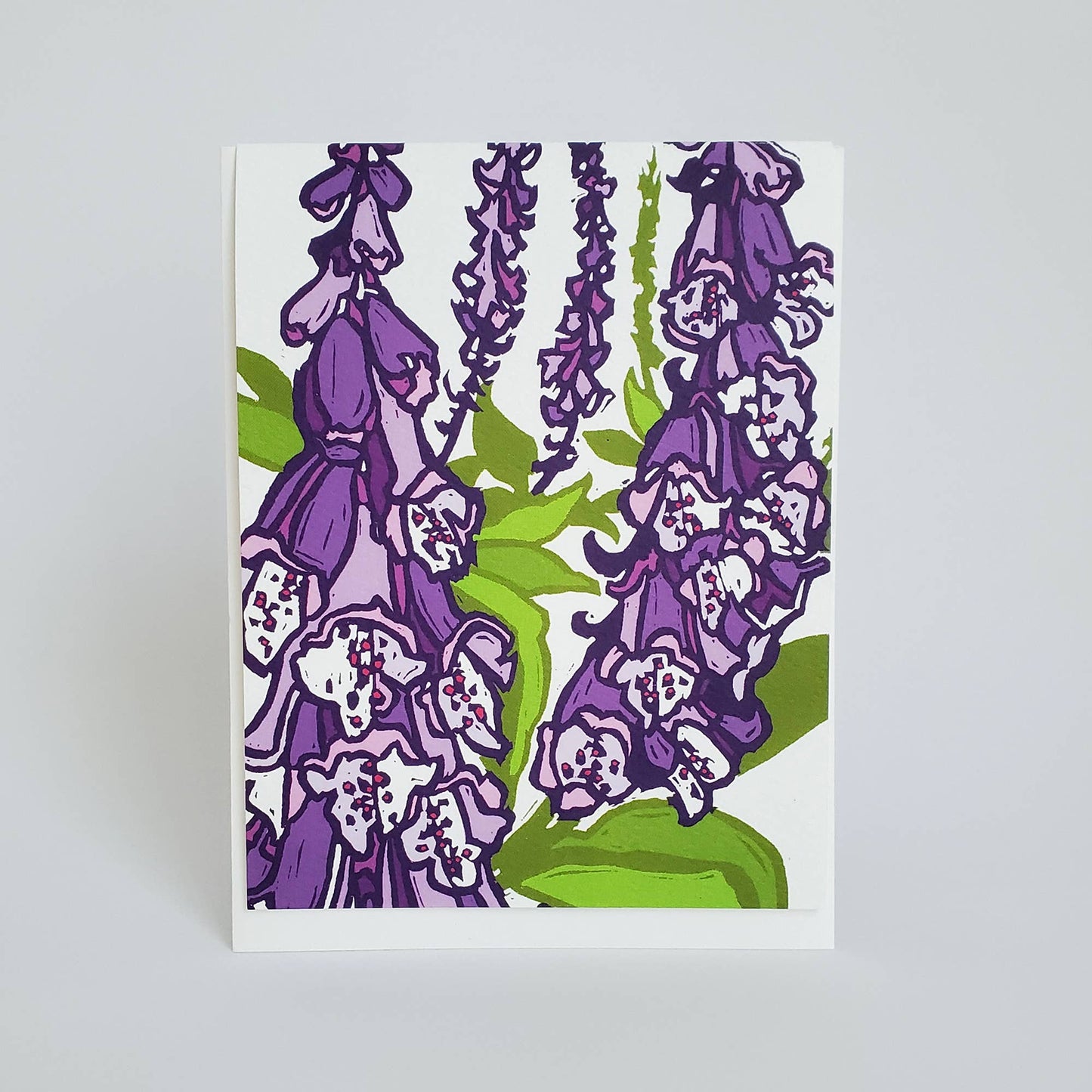 Assorted Spring Woodland Flower Blank Note Card Set of 8