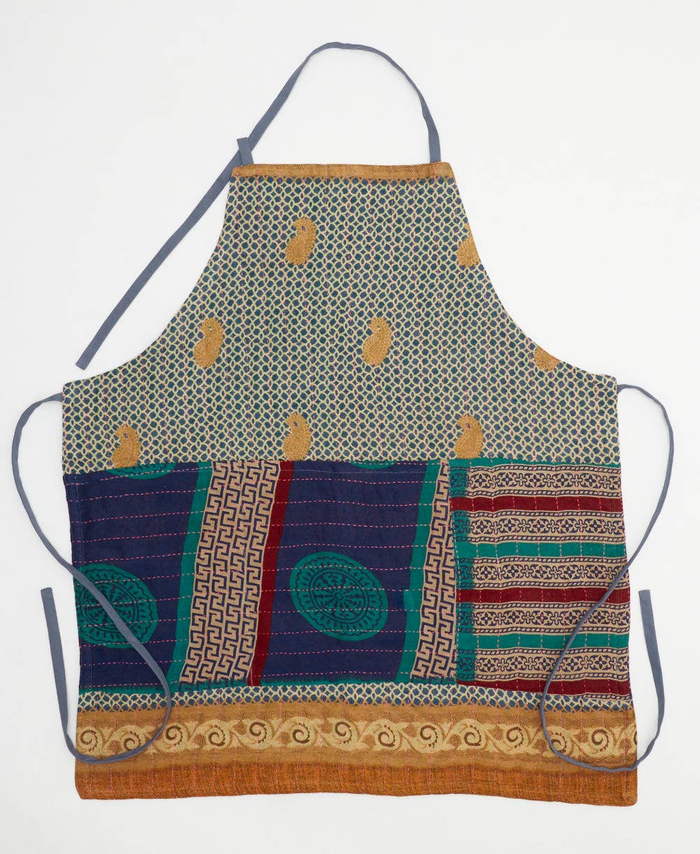 Anchal - Kantha Bib Apron - No. 250425