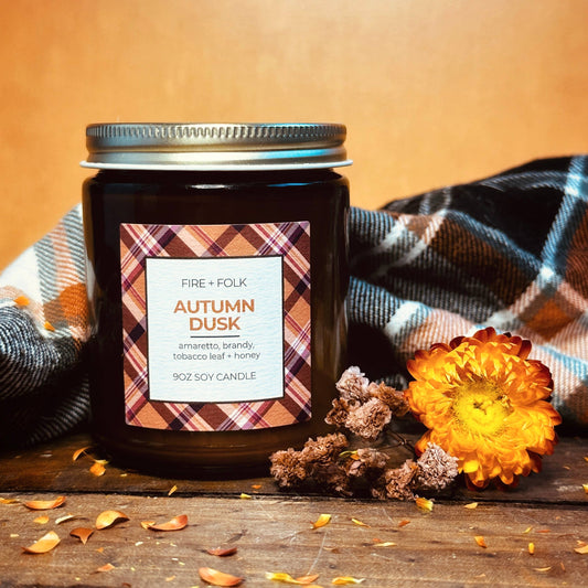 Autumn Dusk | 9oz Wood Wick Candle