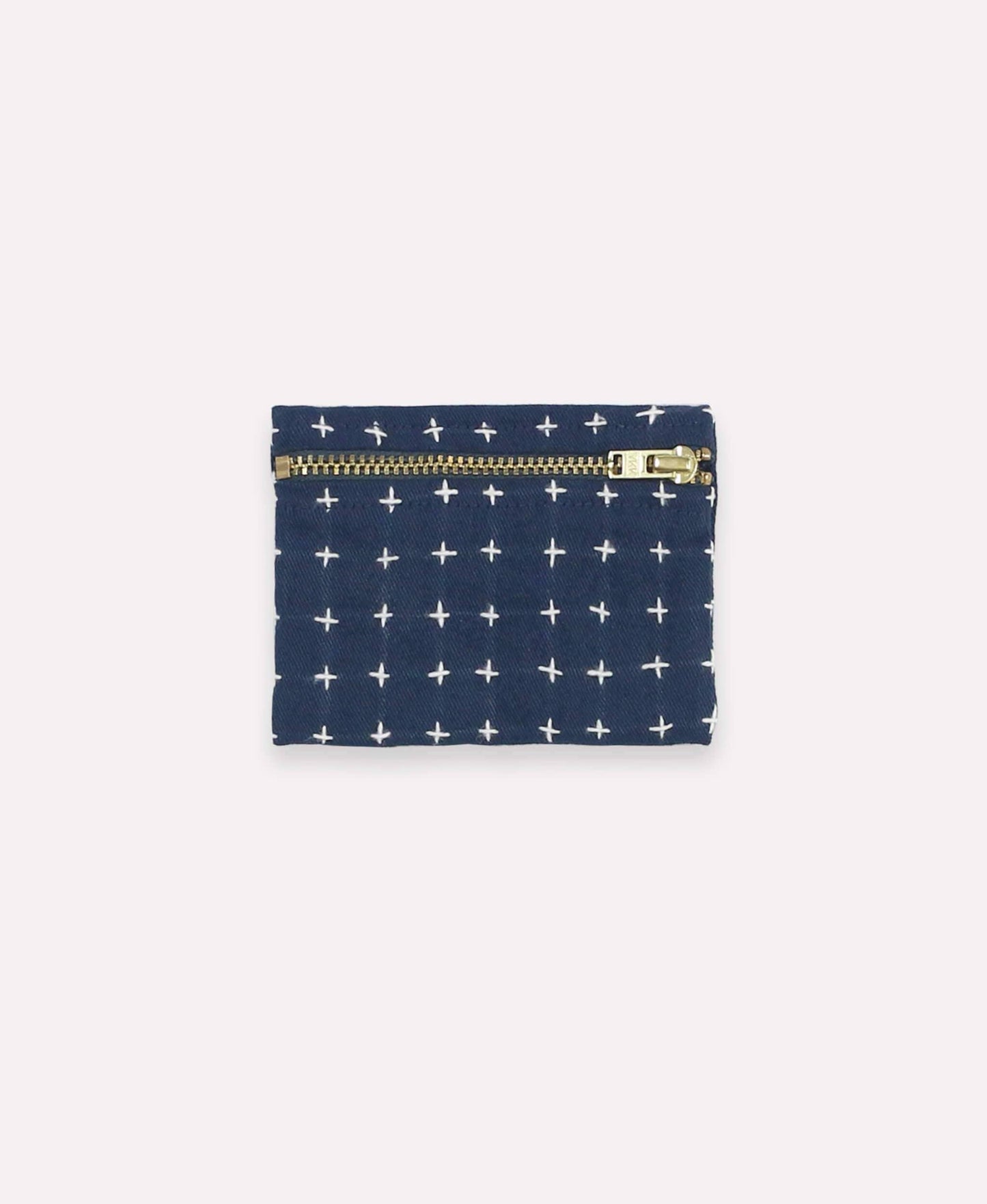 Cross-Stitch Coin Purse: Pink