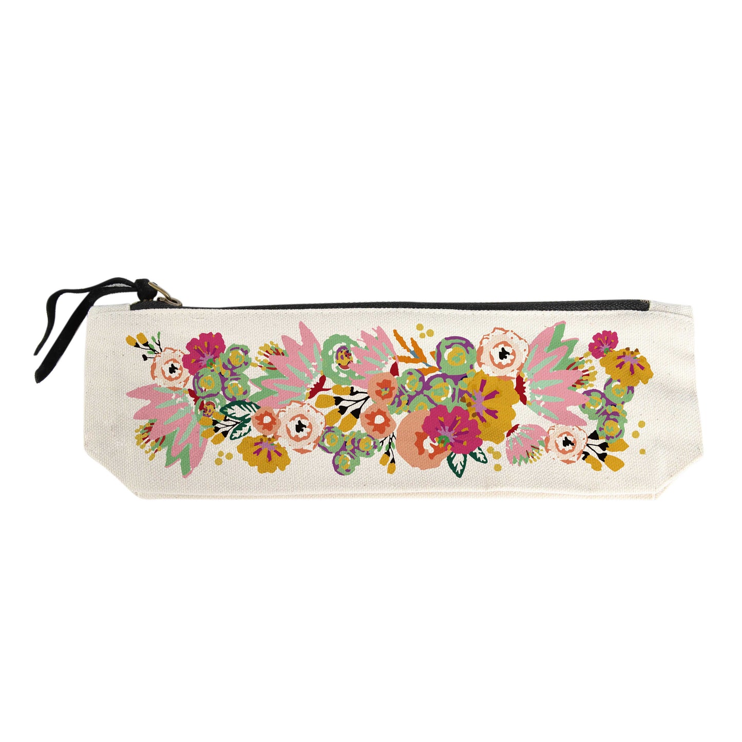 Pastel Floral Burst Pencil Pouch