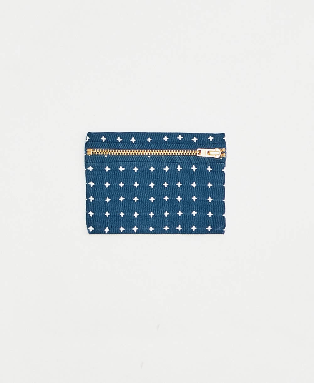 Cross-Stitch Coin Purse: Pink