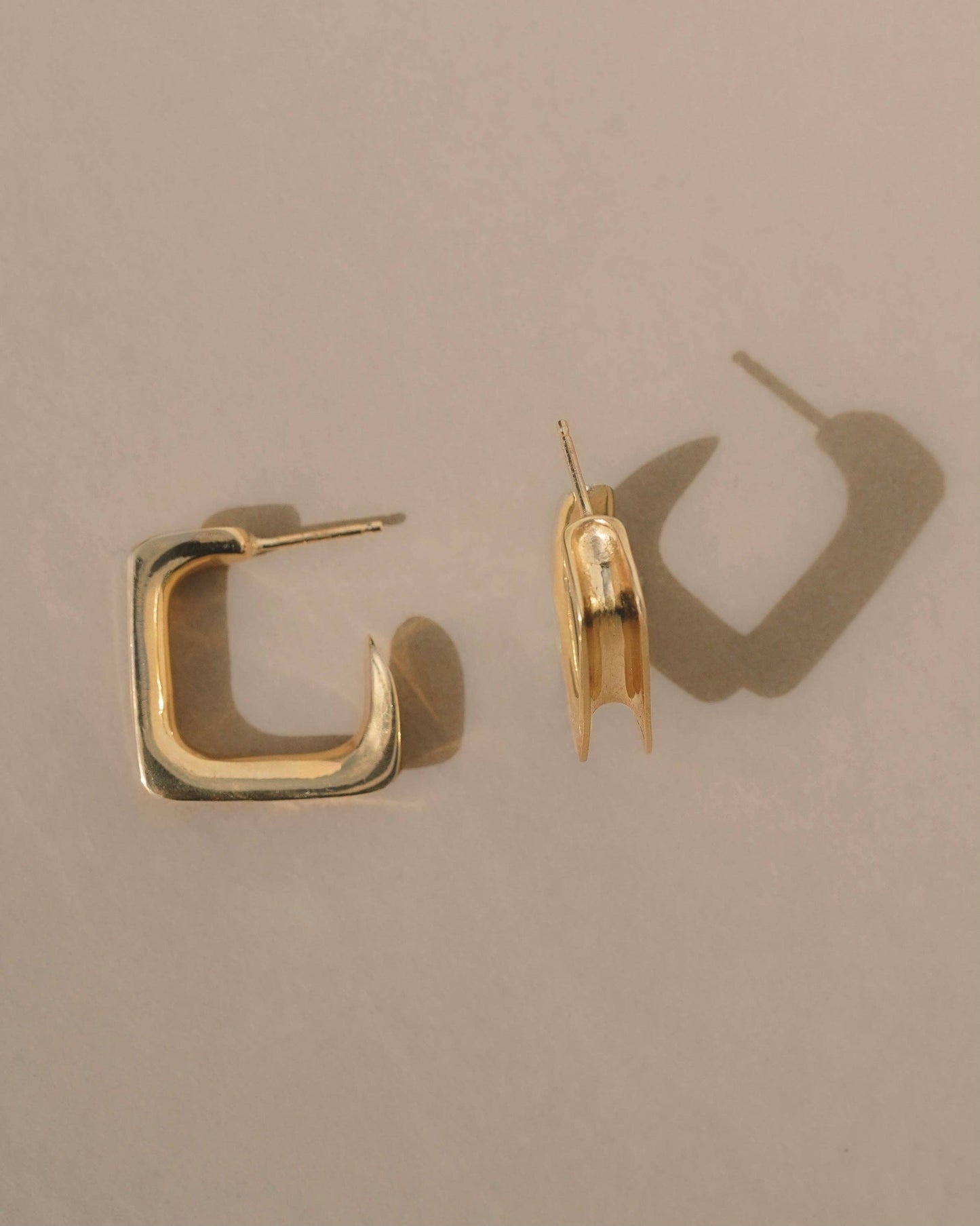 Terra Earrings: Sterling silver