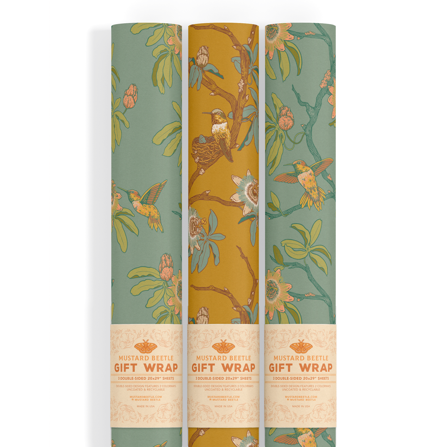 Hummingbirds Wrapping Paper