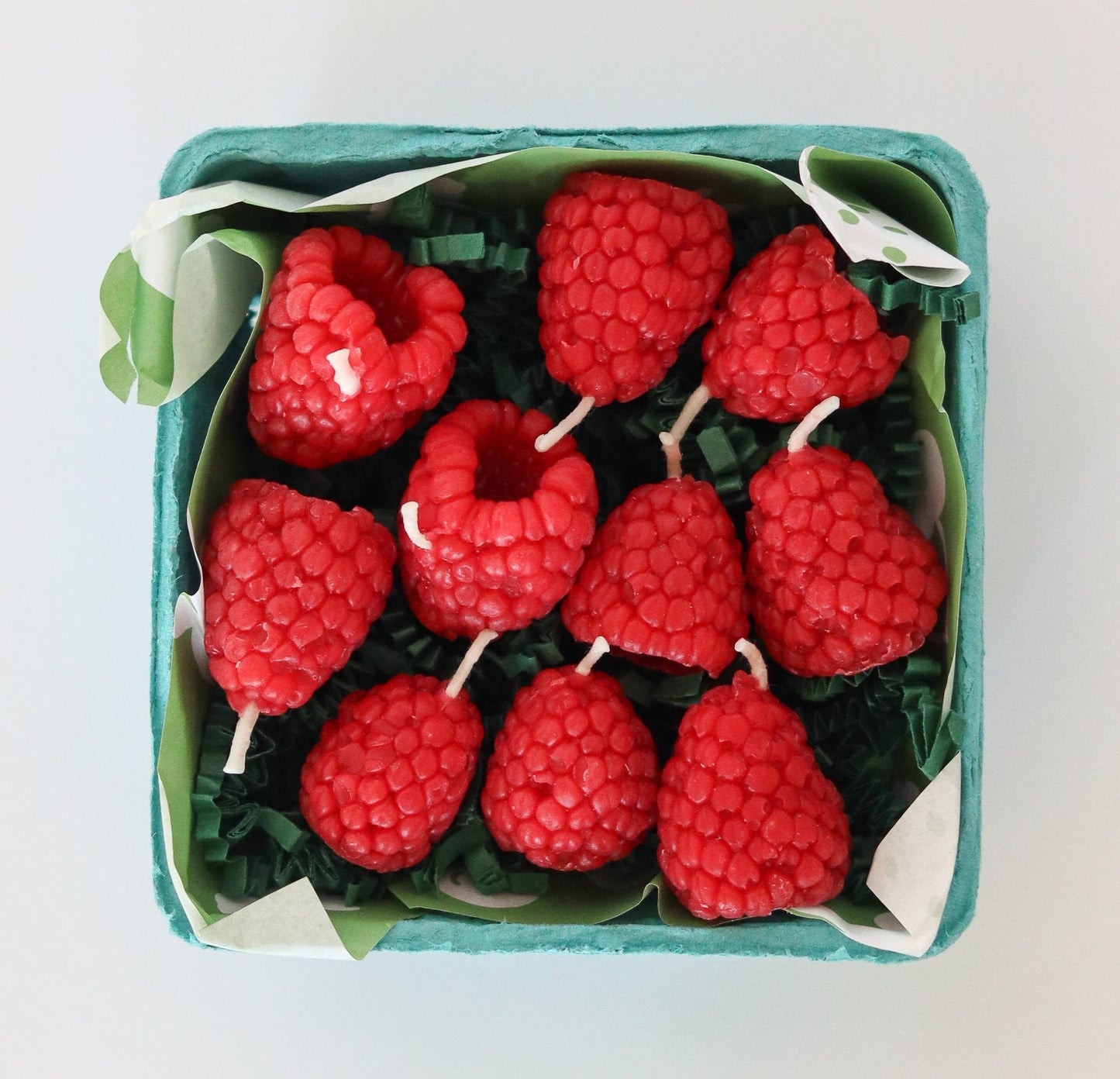 Raspberry Birthday Beeswax Candle