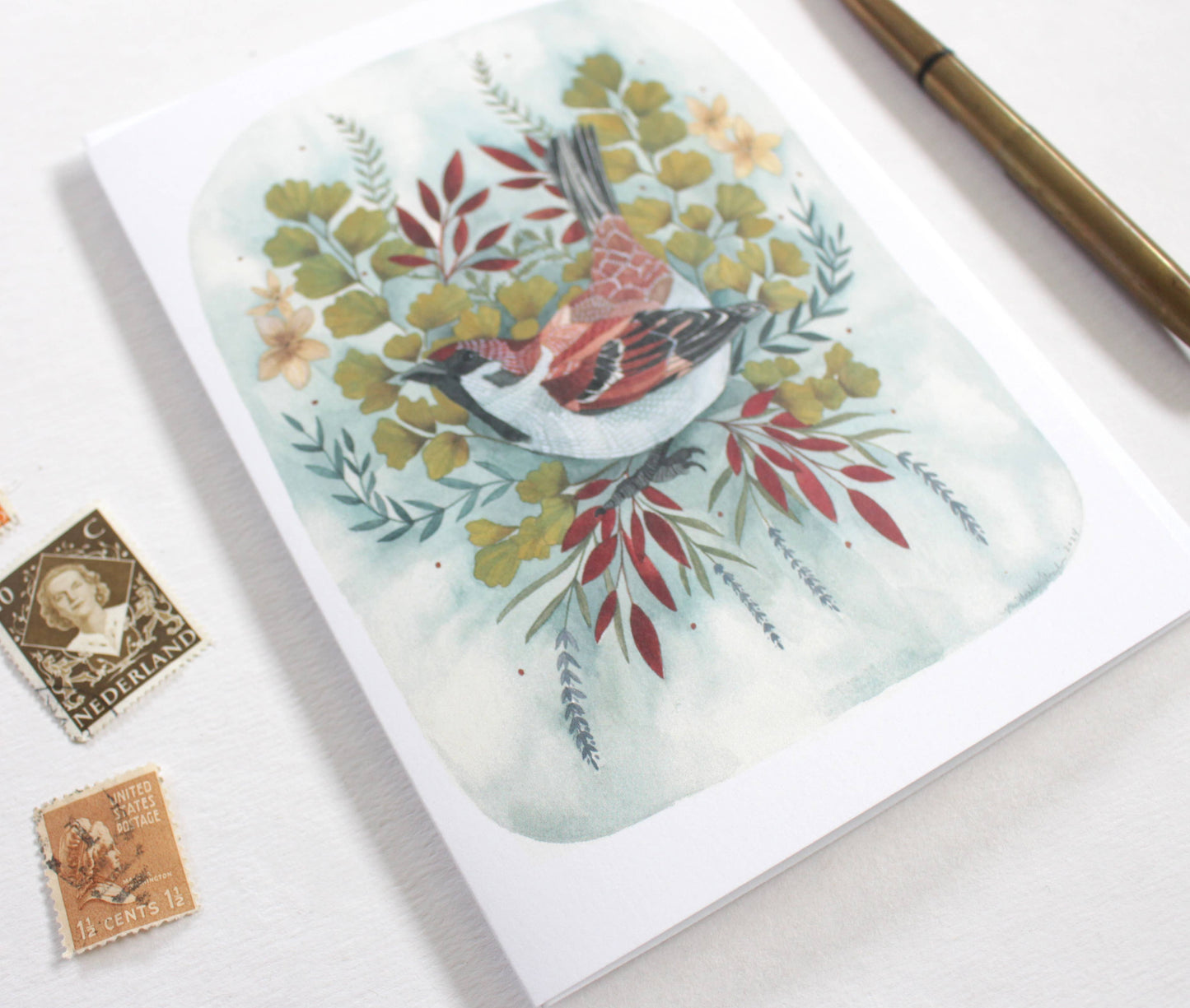 Brown Sparrow Greeting Card