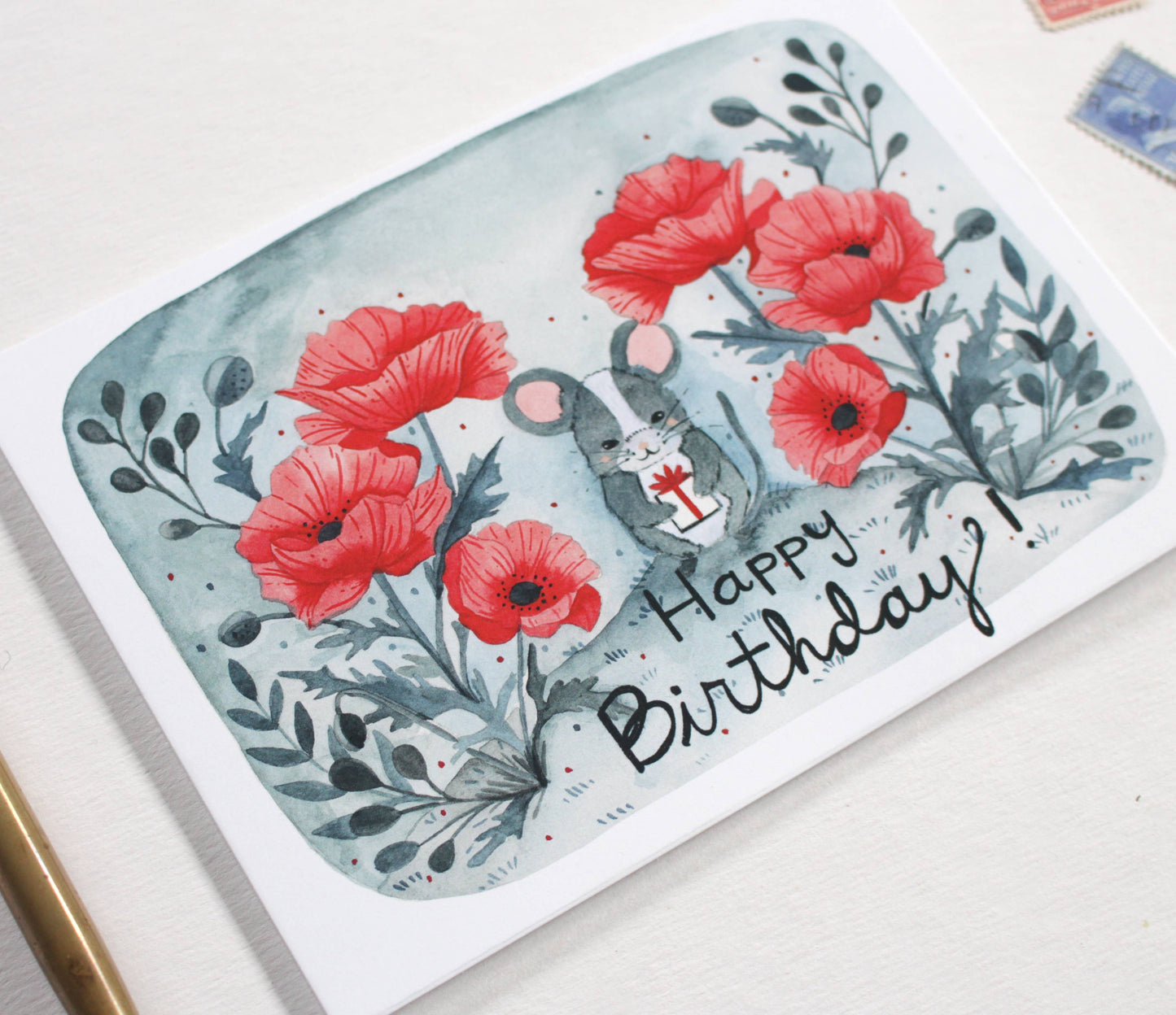 Birthday Card - Little Mouse