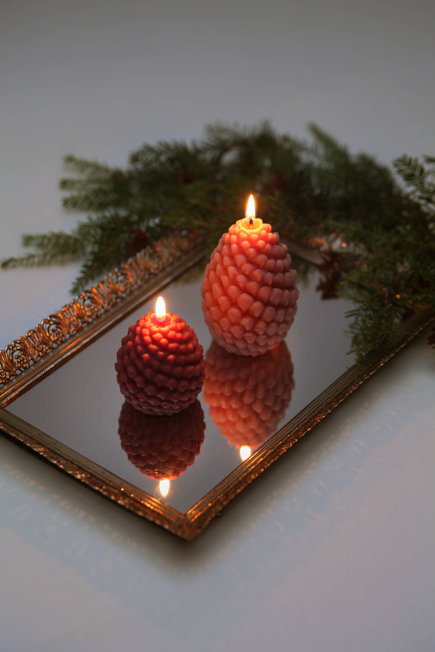 Small Beeswax Pine Cone
