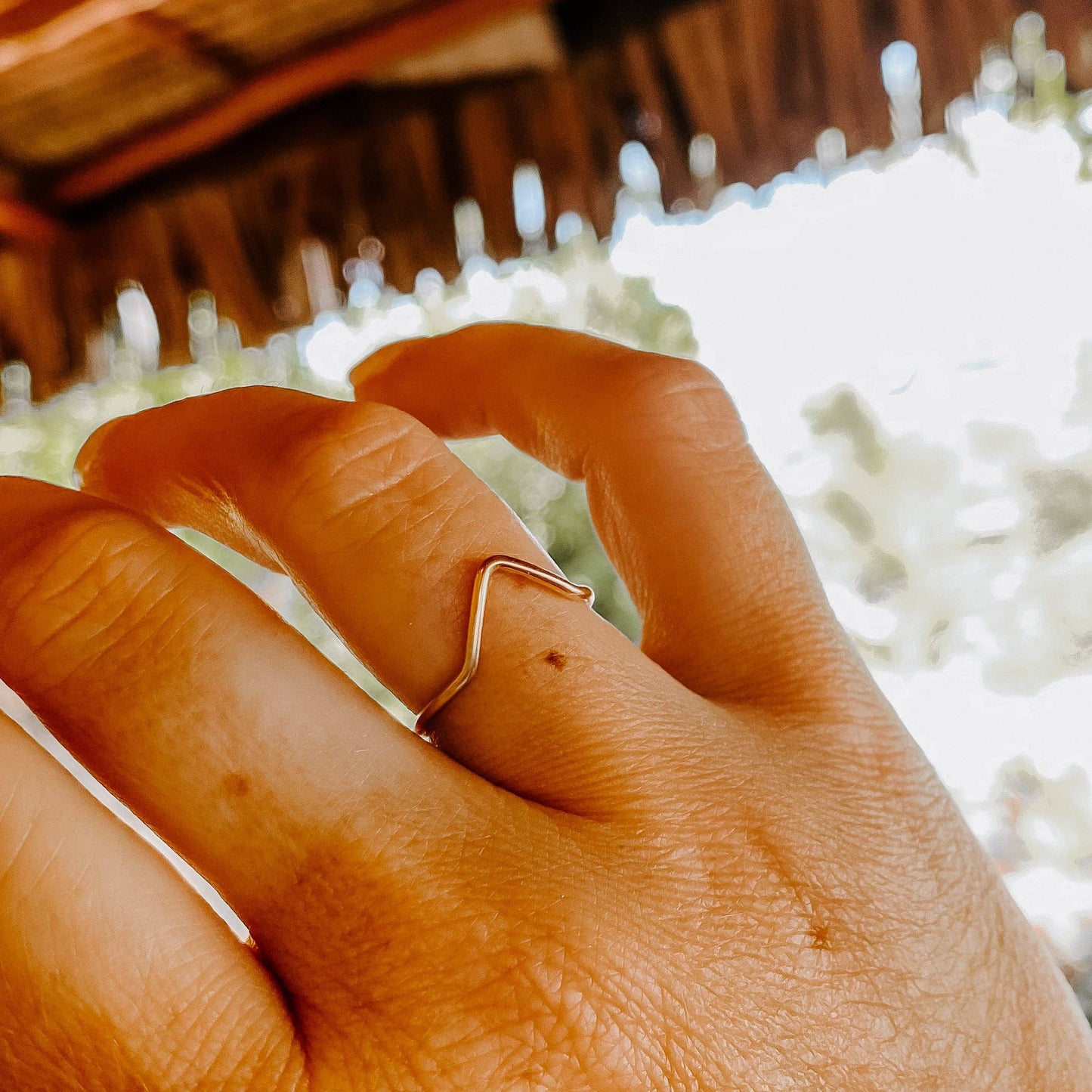 Mountain Stacking Ring: Sterling Silver / 8