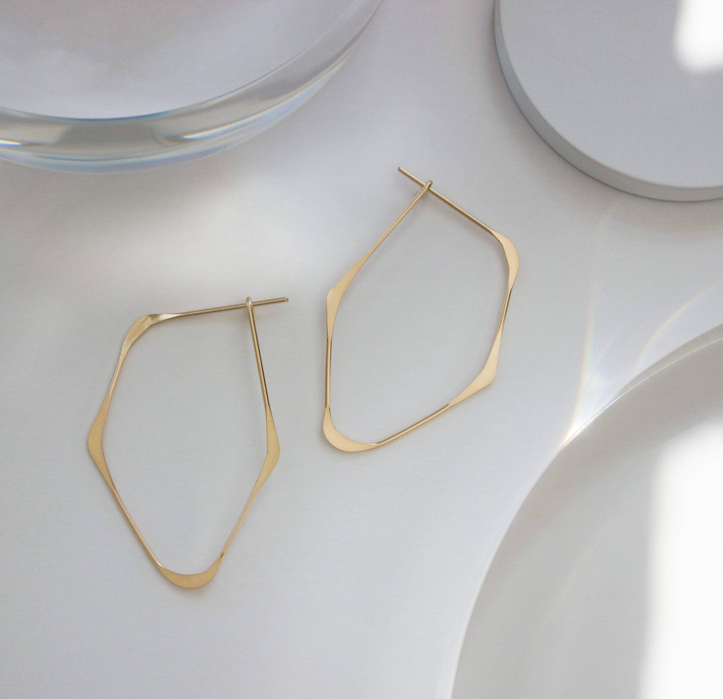 Facet Earrings 14k Gold Fill