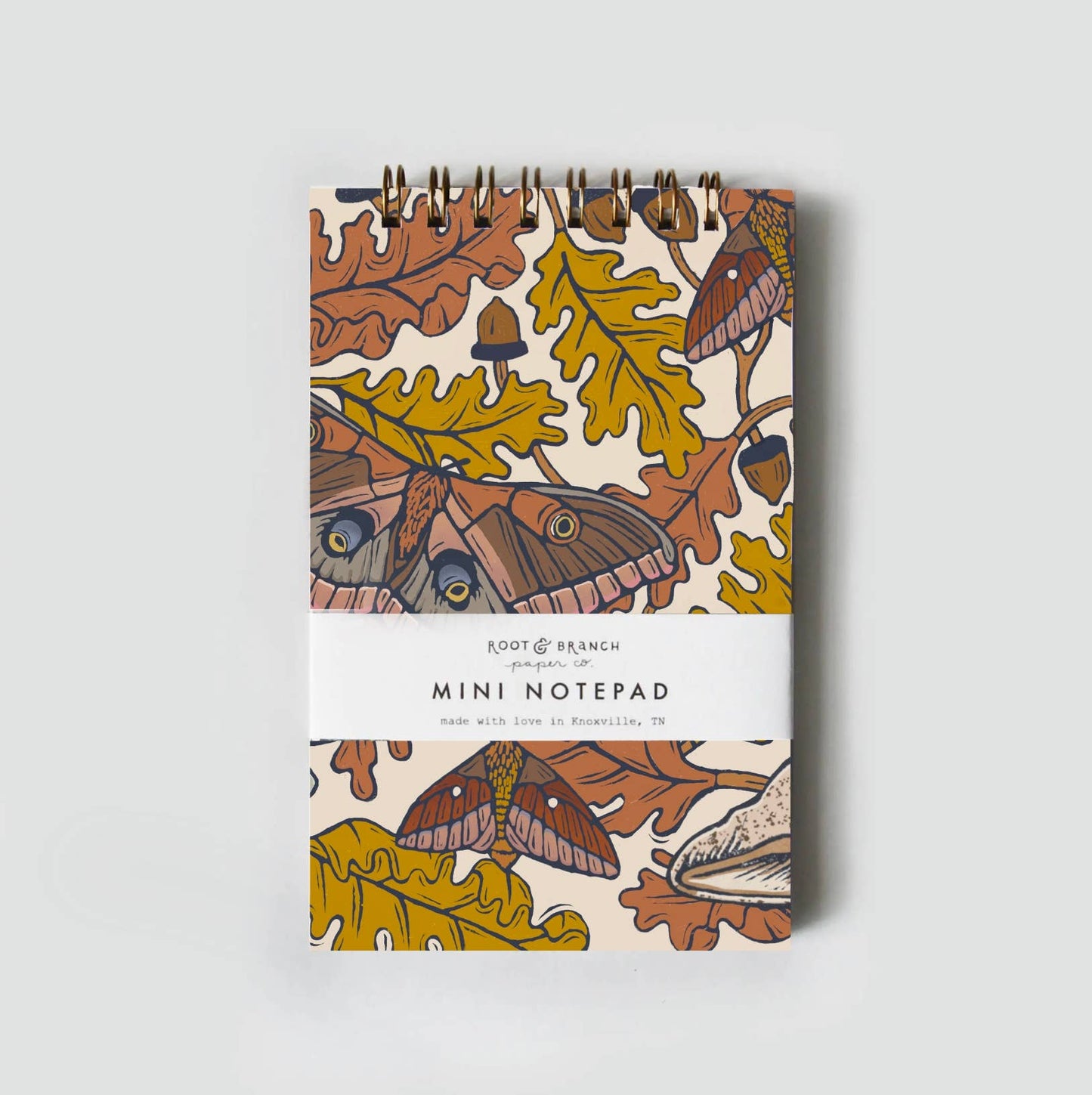 Root & Branch Paper Co. - White Oak Mini Spiral Notepad