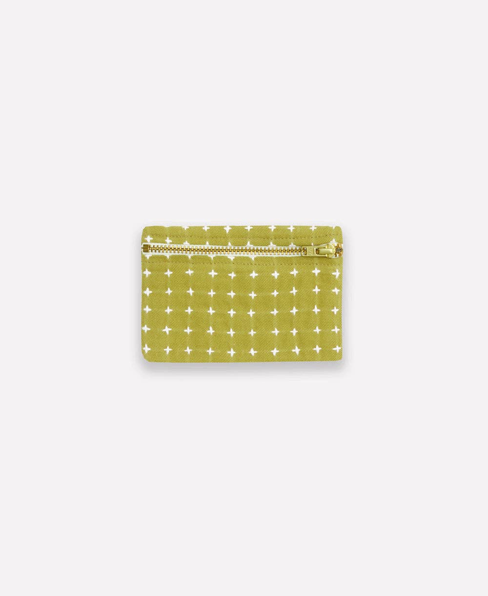 Apricot Cross-Stitch Coin Purse