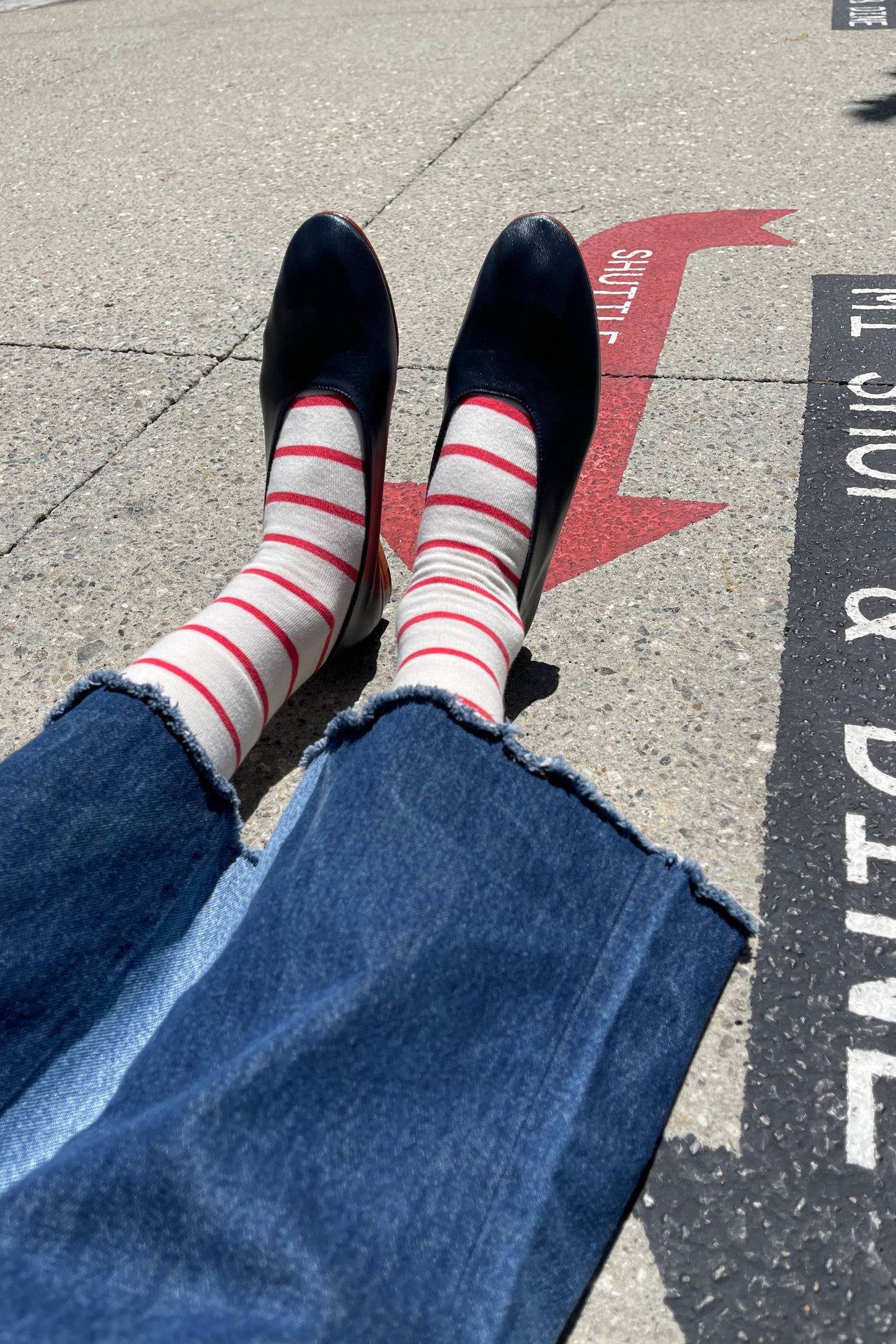 Wally Socks: Candy Cane
