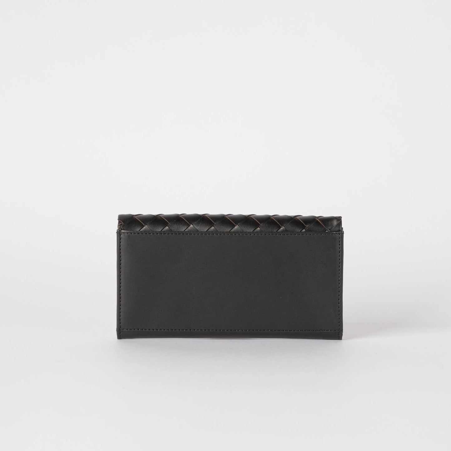 Pau's Pouch - Black Woven Leather