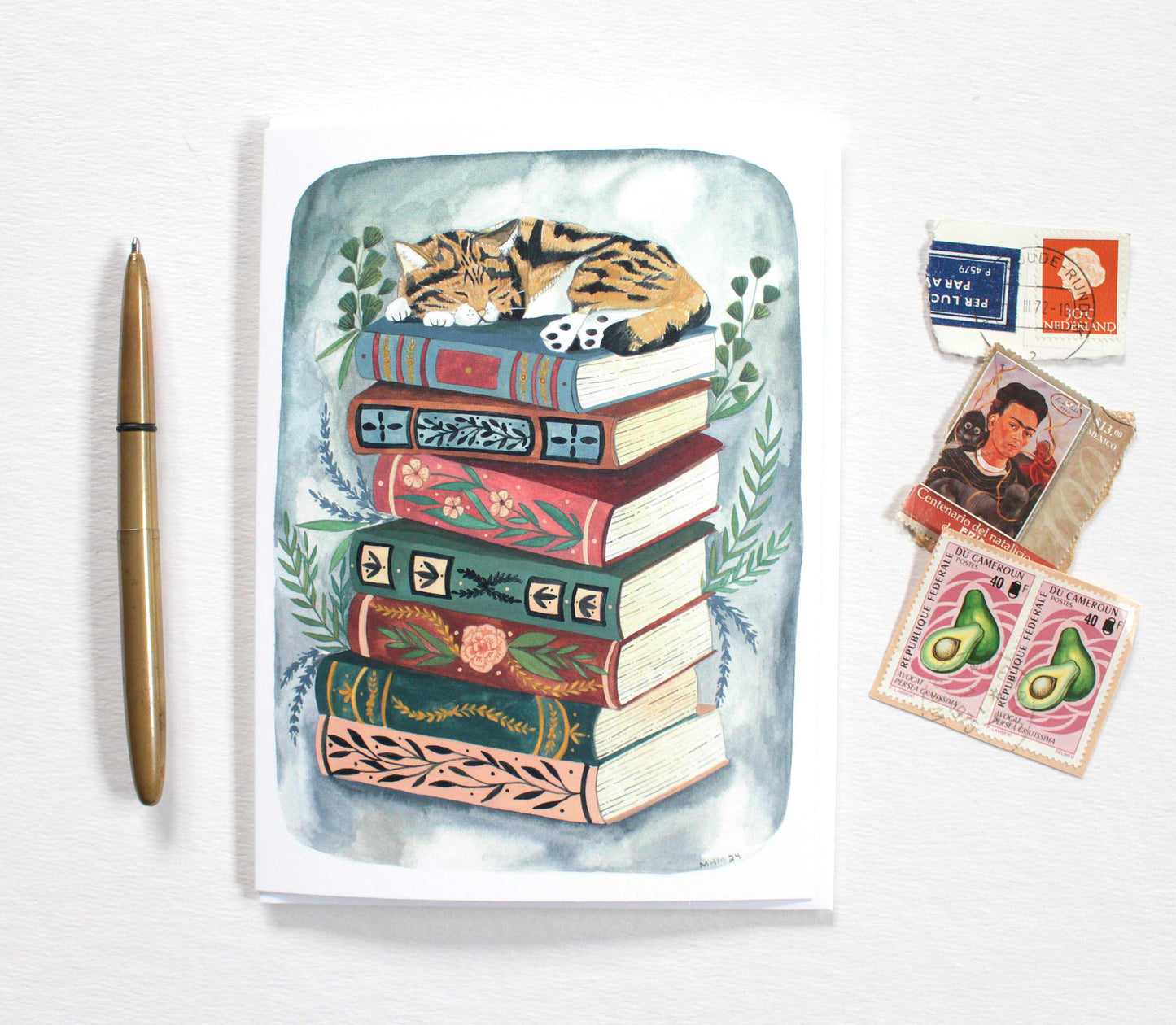 Cozy Cat Nap Greeting Card