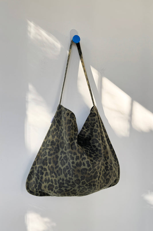 Fern Leopard Tote Bag