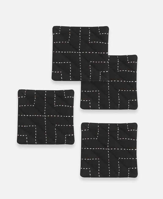 Anchal - Coaster - Set of 4: Charcoal