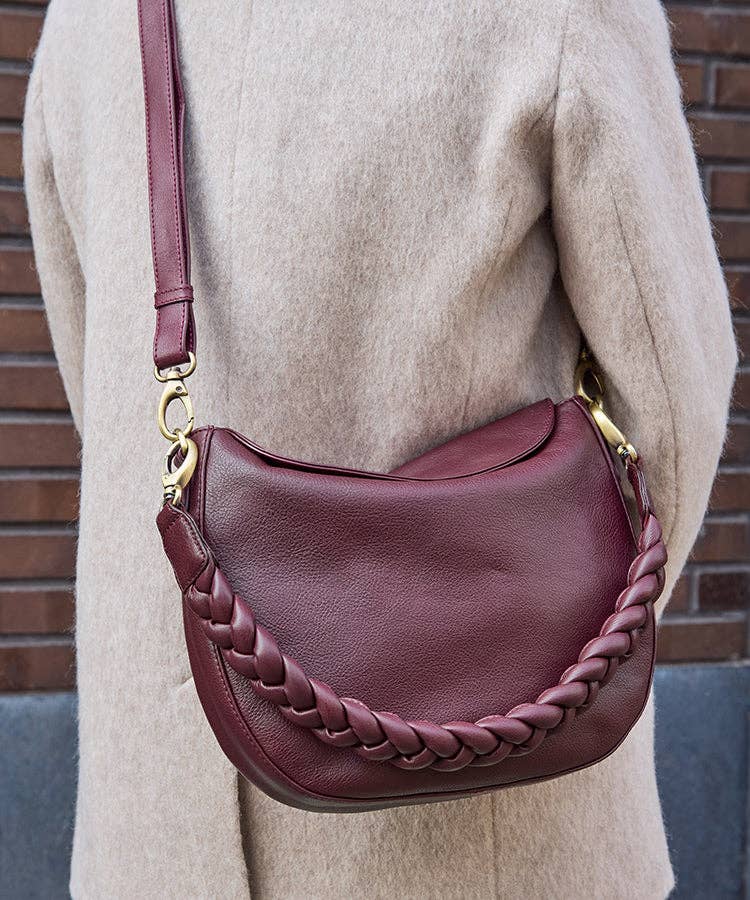 Lana - Dark Cherry Soft Grain Leather