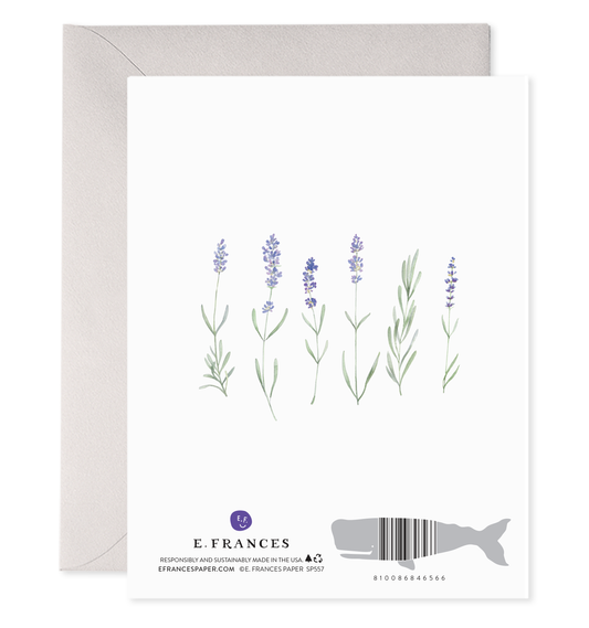 Lavender Mom Mother's Day Greeting Card