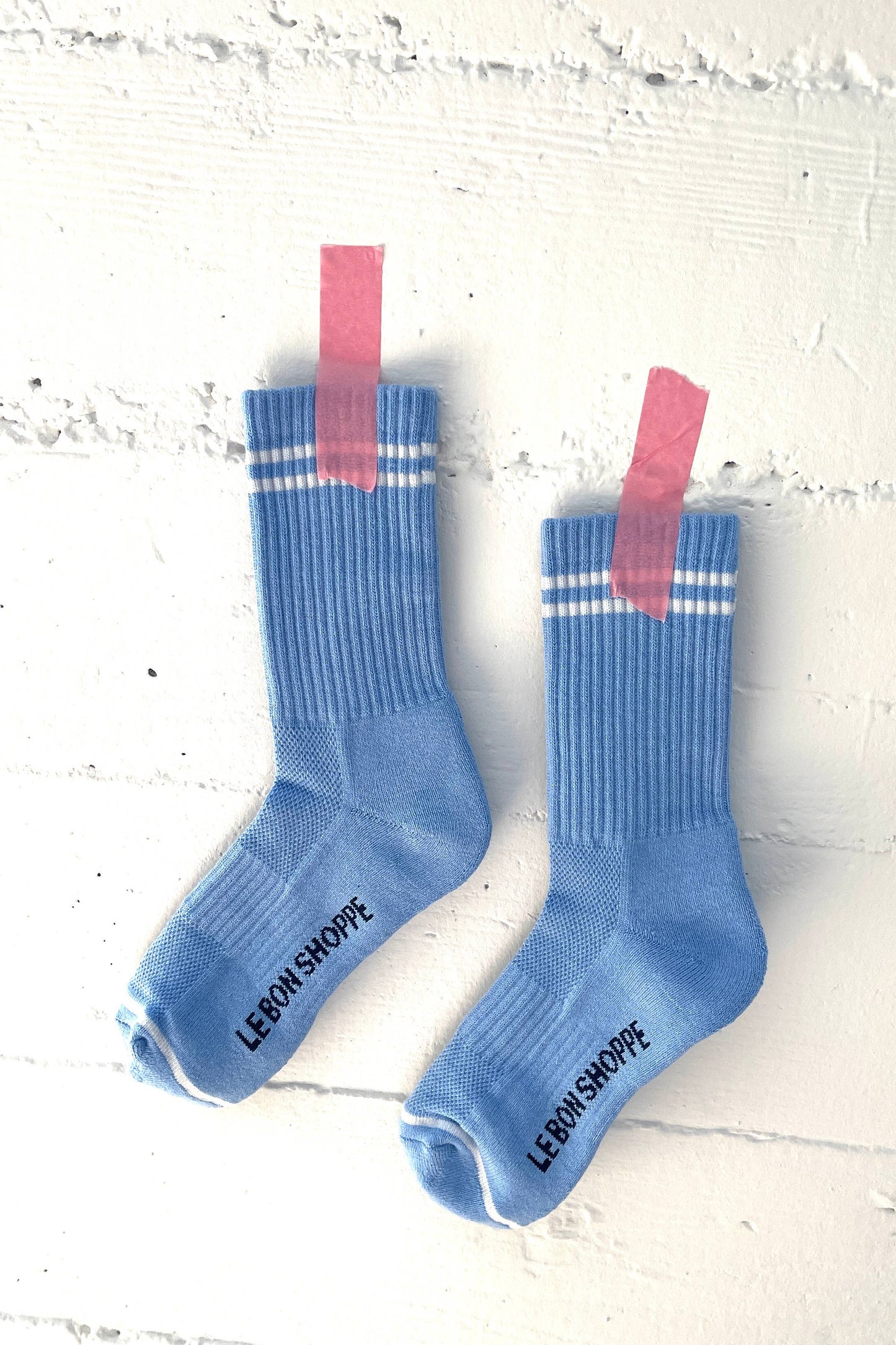 Boyfriend Socks: Blue Grey