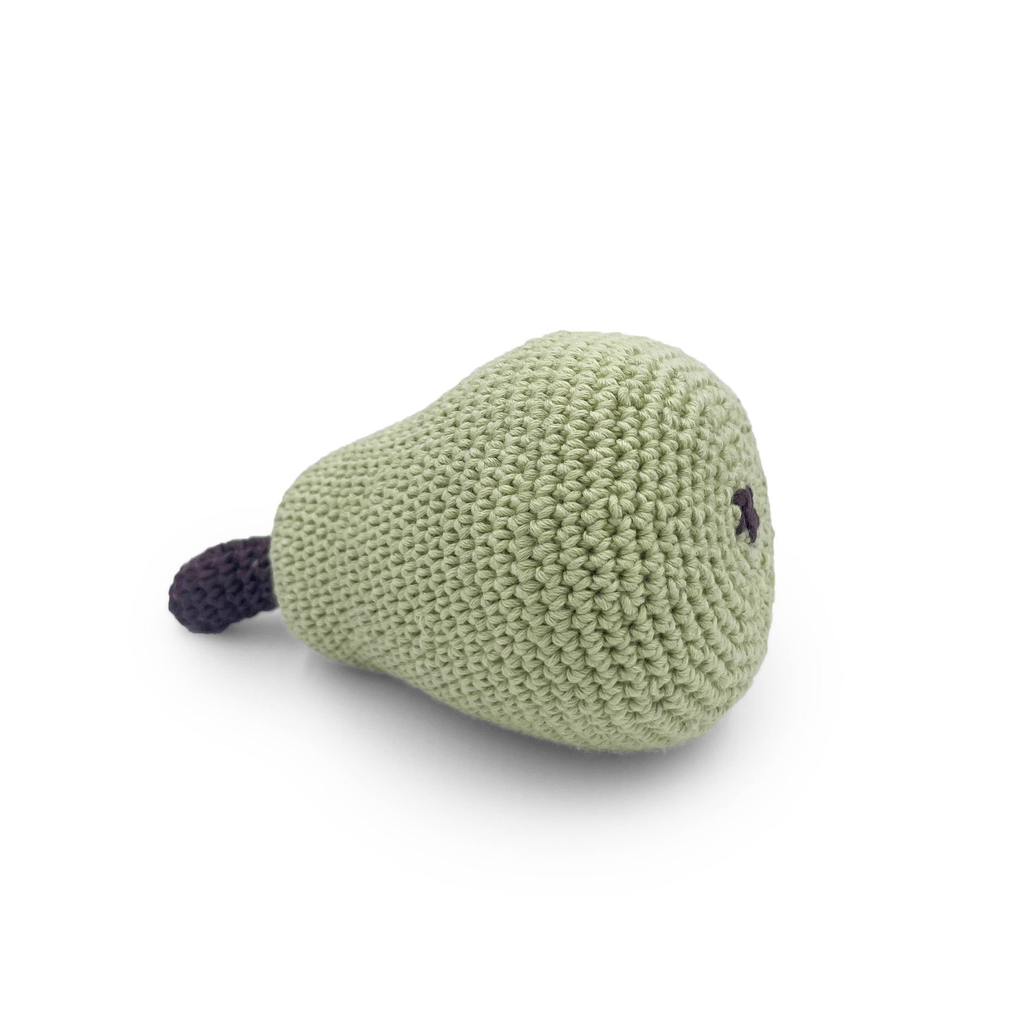 Pear Rattle 100% organic cotton