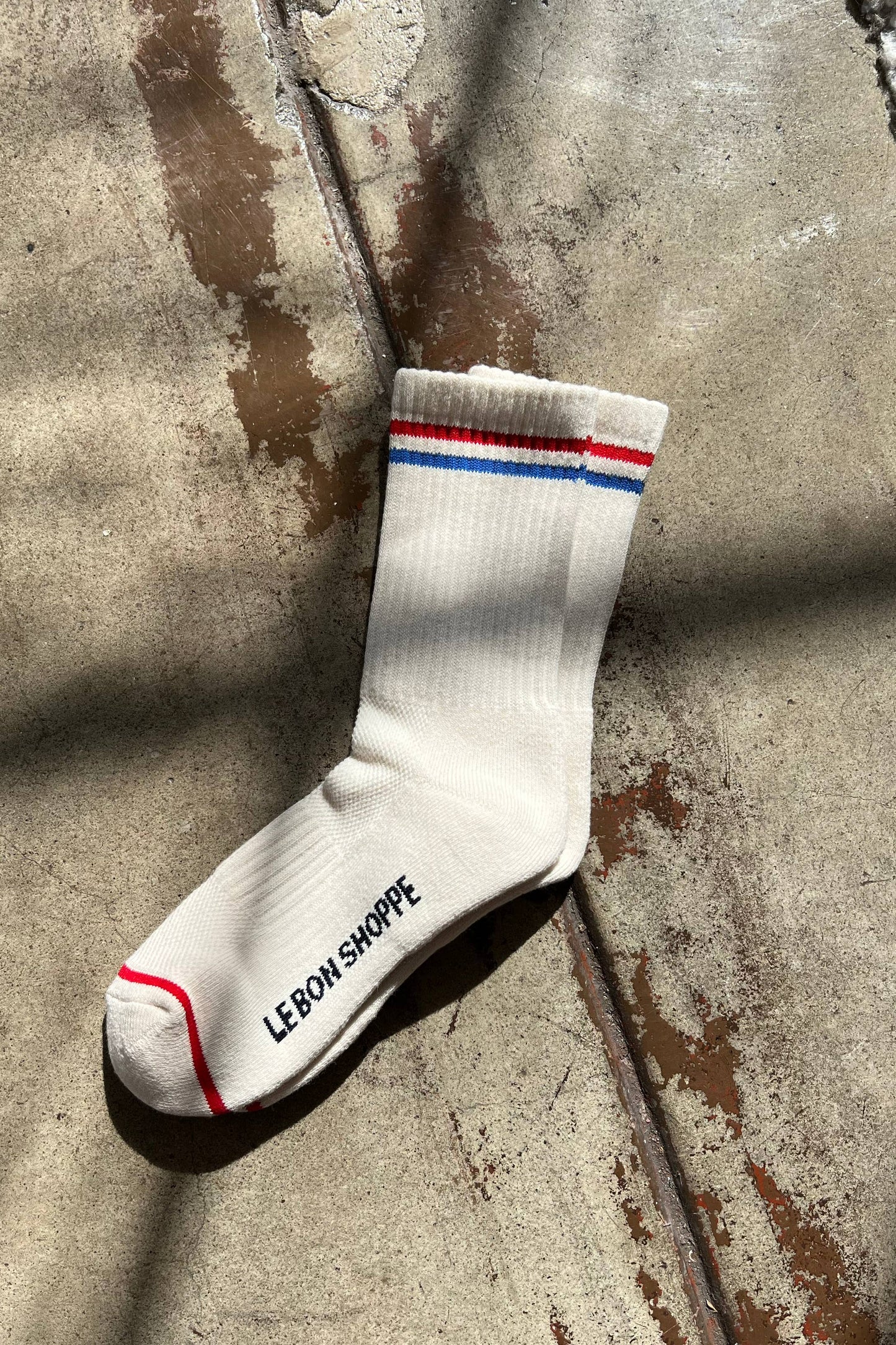 Boyfriend Socks: Blue Grey