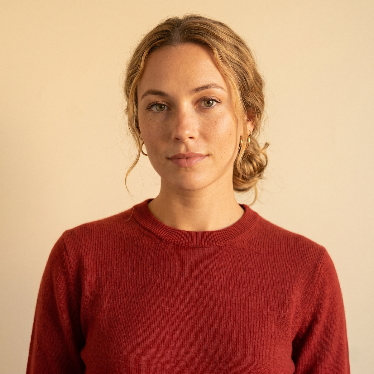Cashmere Crewneck Sweater Wine Red