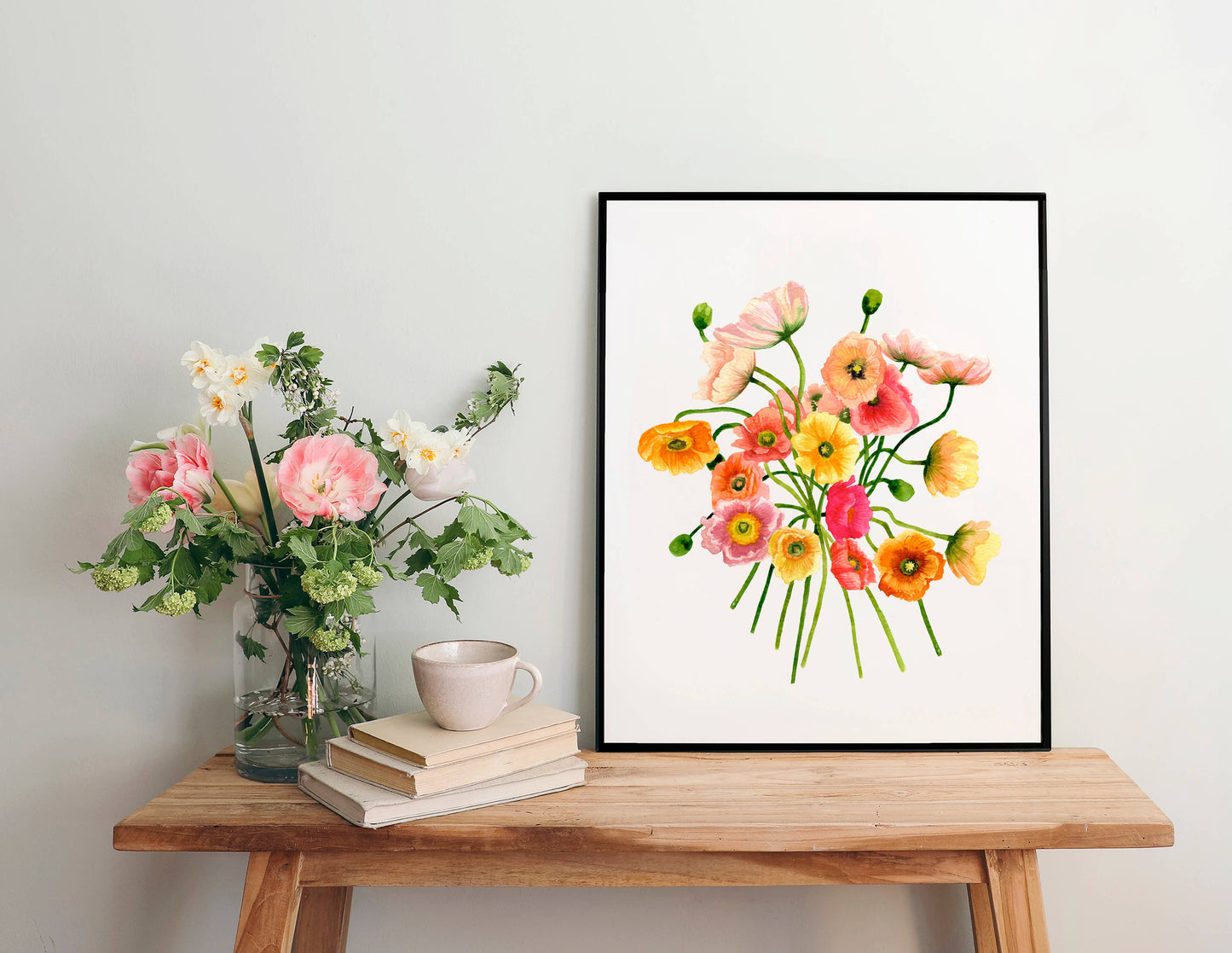 Poppies Watercolor Art Print
