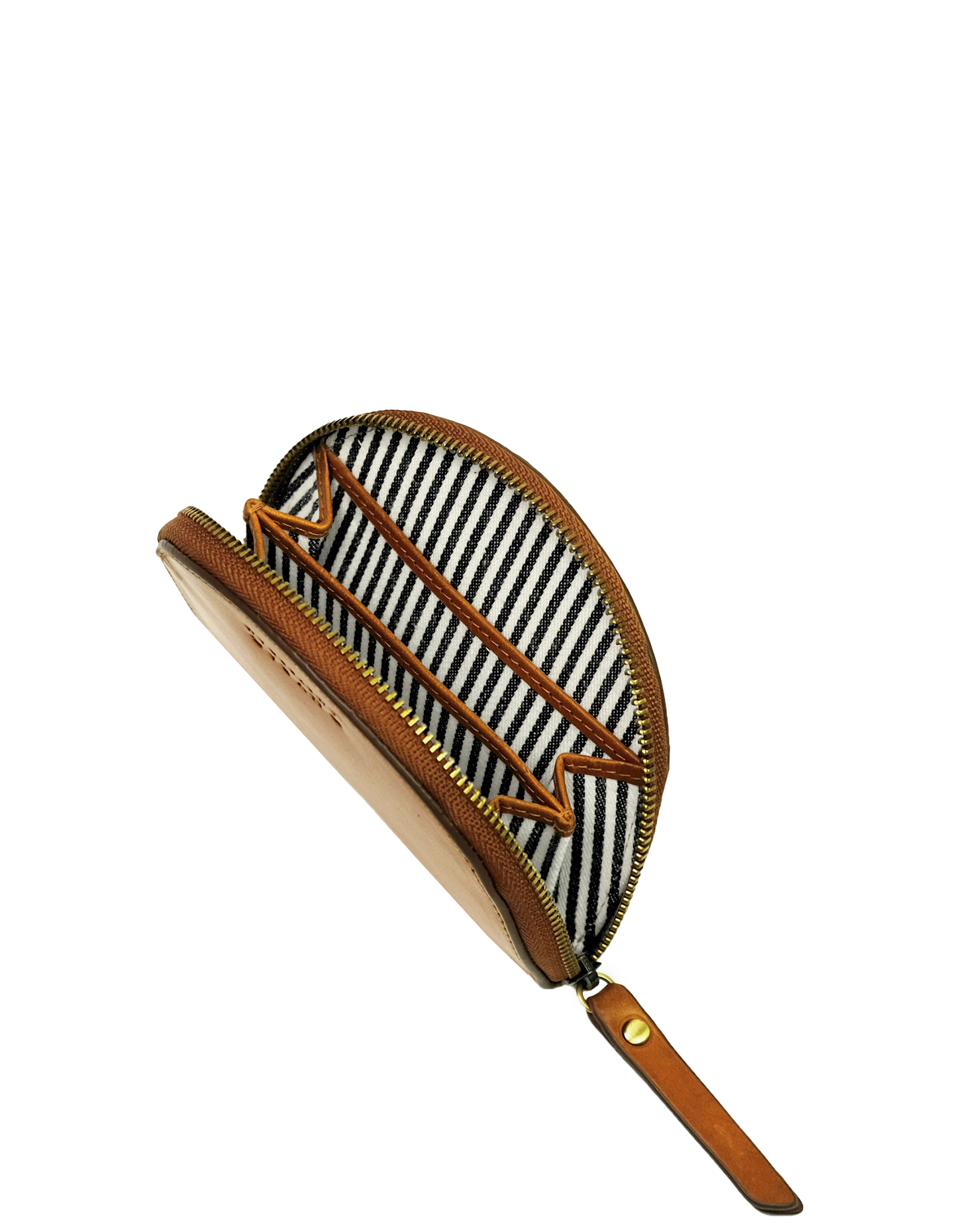 Laura Leather Coin Purse - Cognac Classic Leather