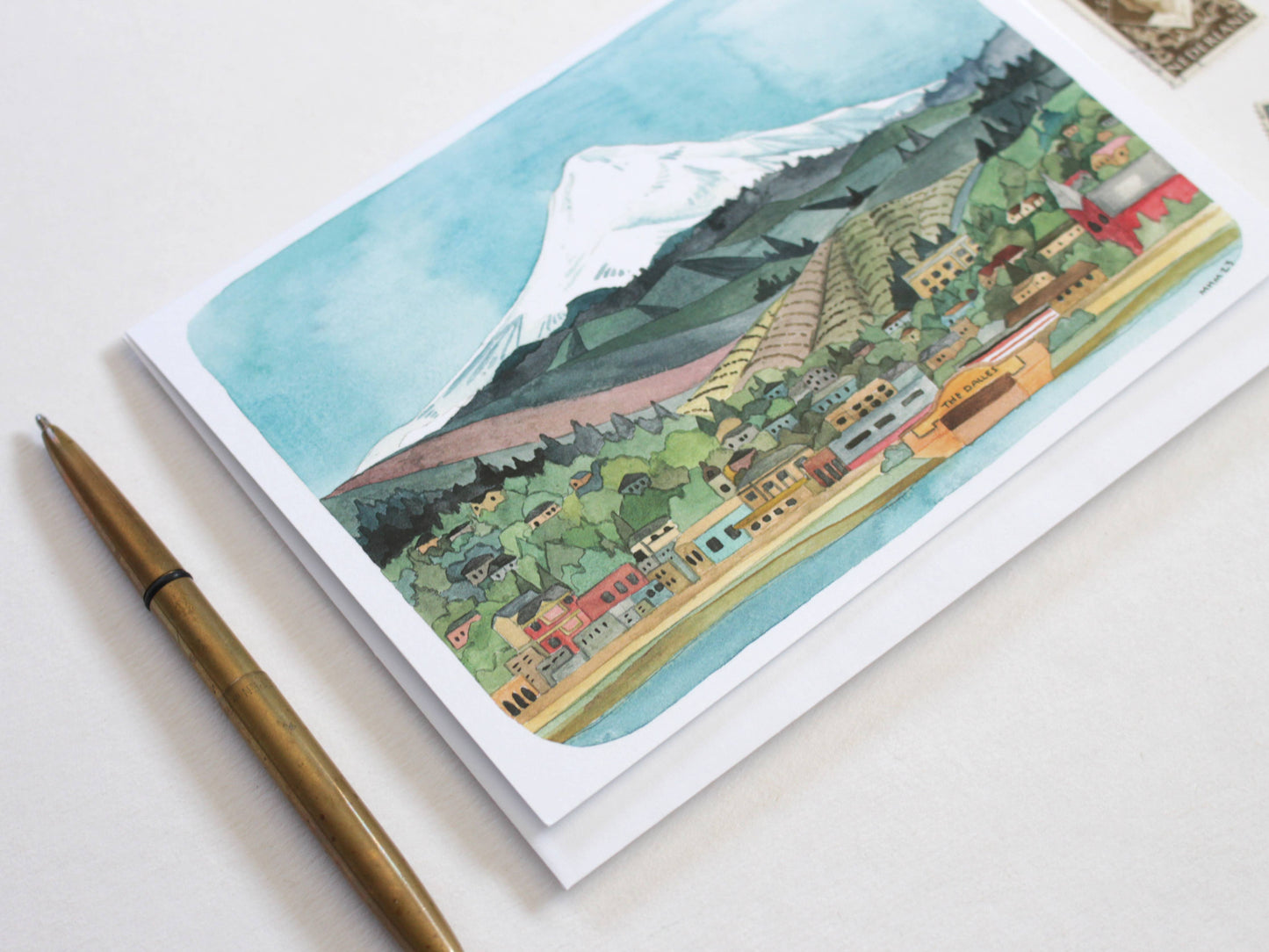 The Dalles Blank Greeting Card