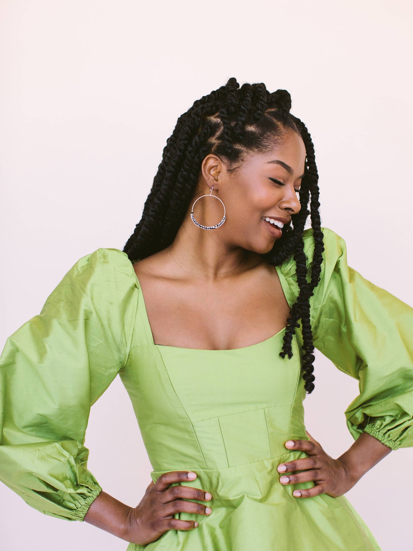 Macramé Hoops: Sundance & Fennel