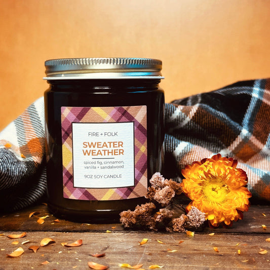 Sweater Weather | 9oz Wood Wick Candle