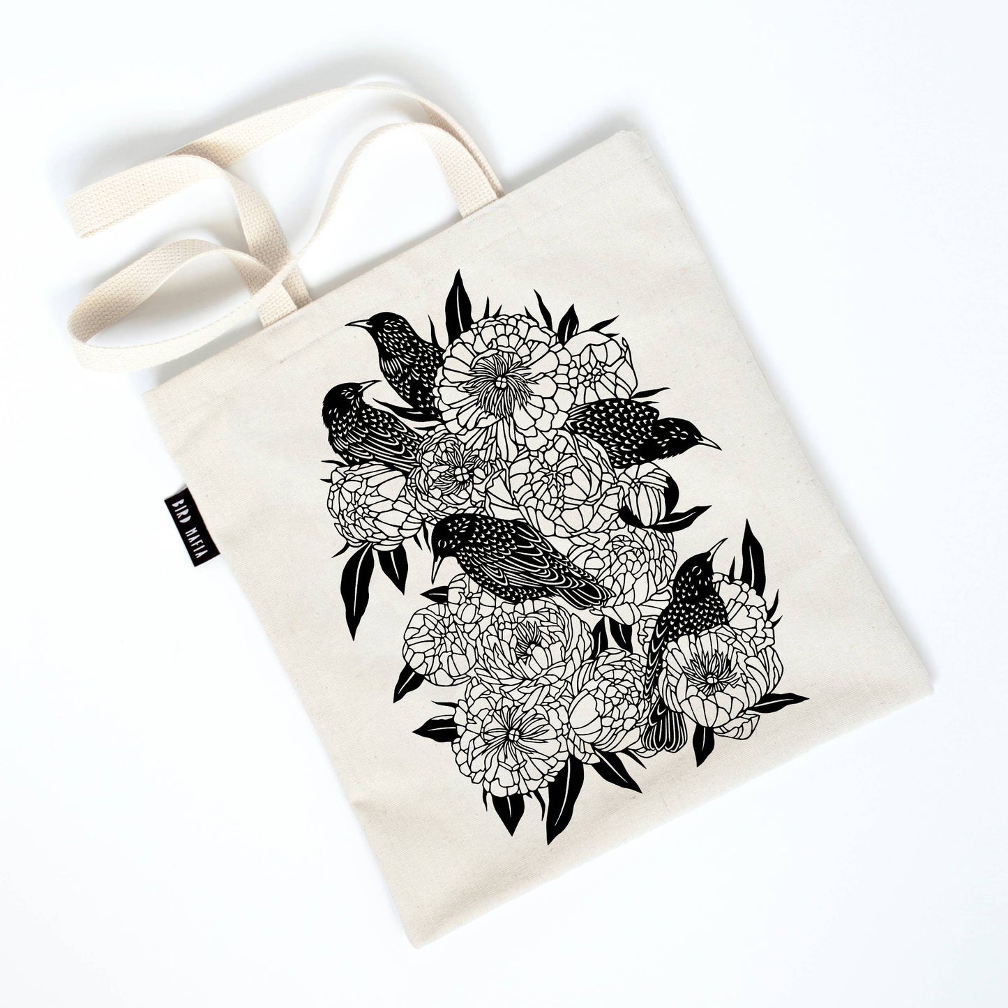 Starlings tote bag