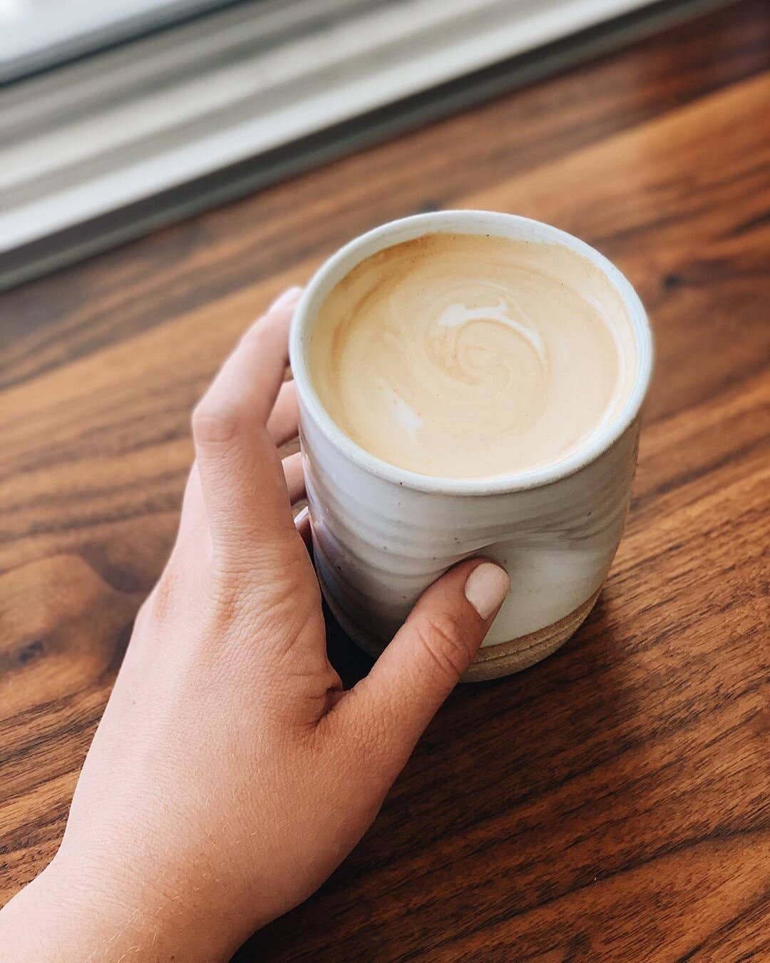Stoneware Thumb Cup