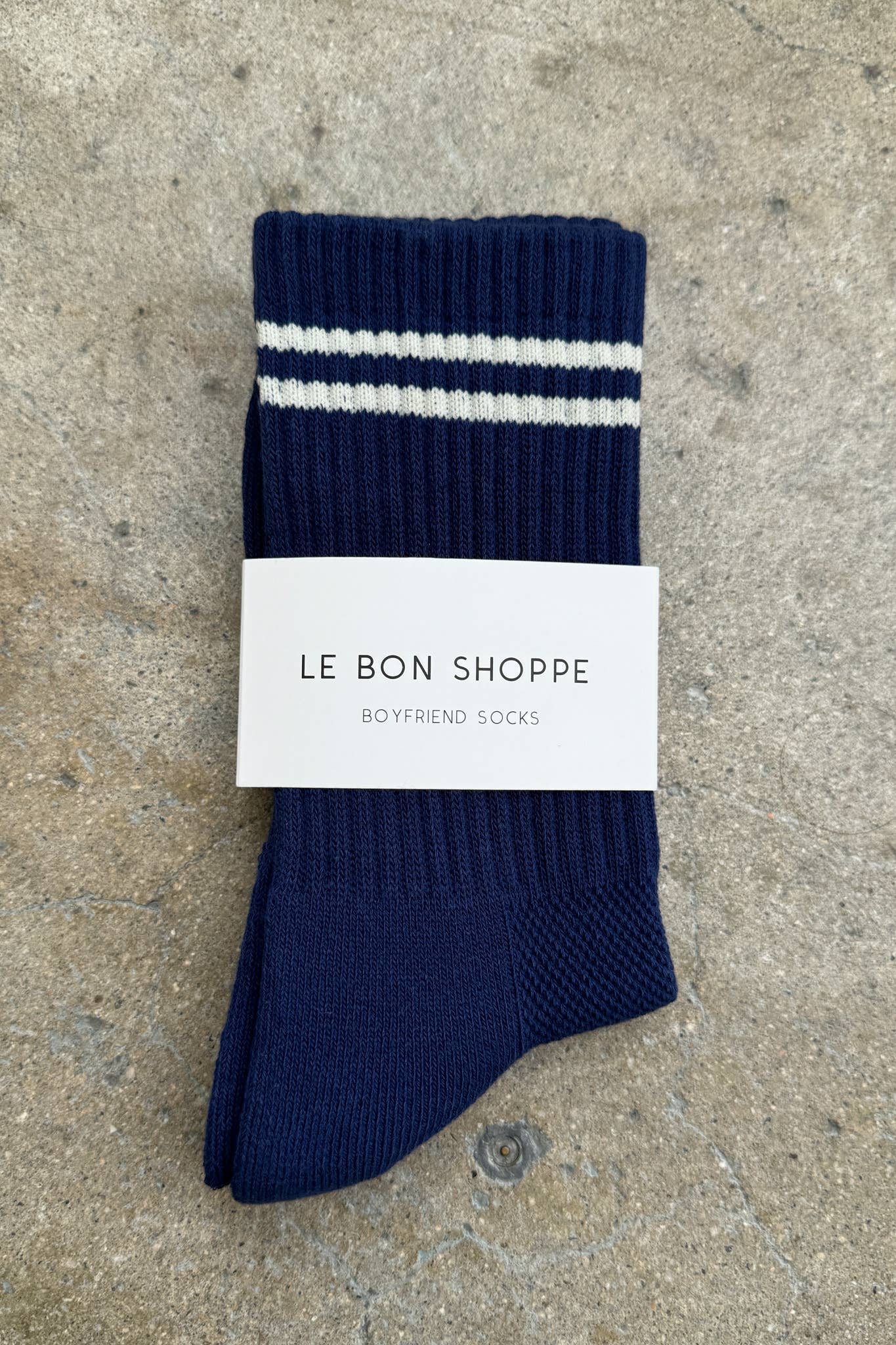 Boyfriend Socks: Classic White