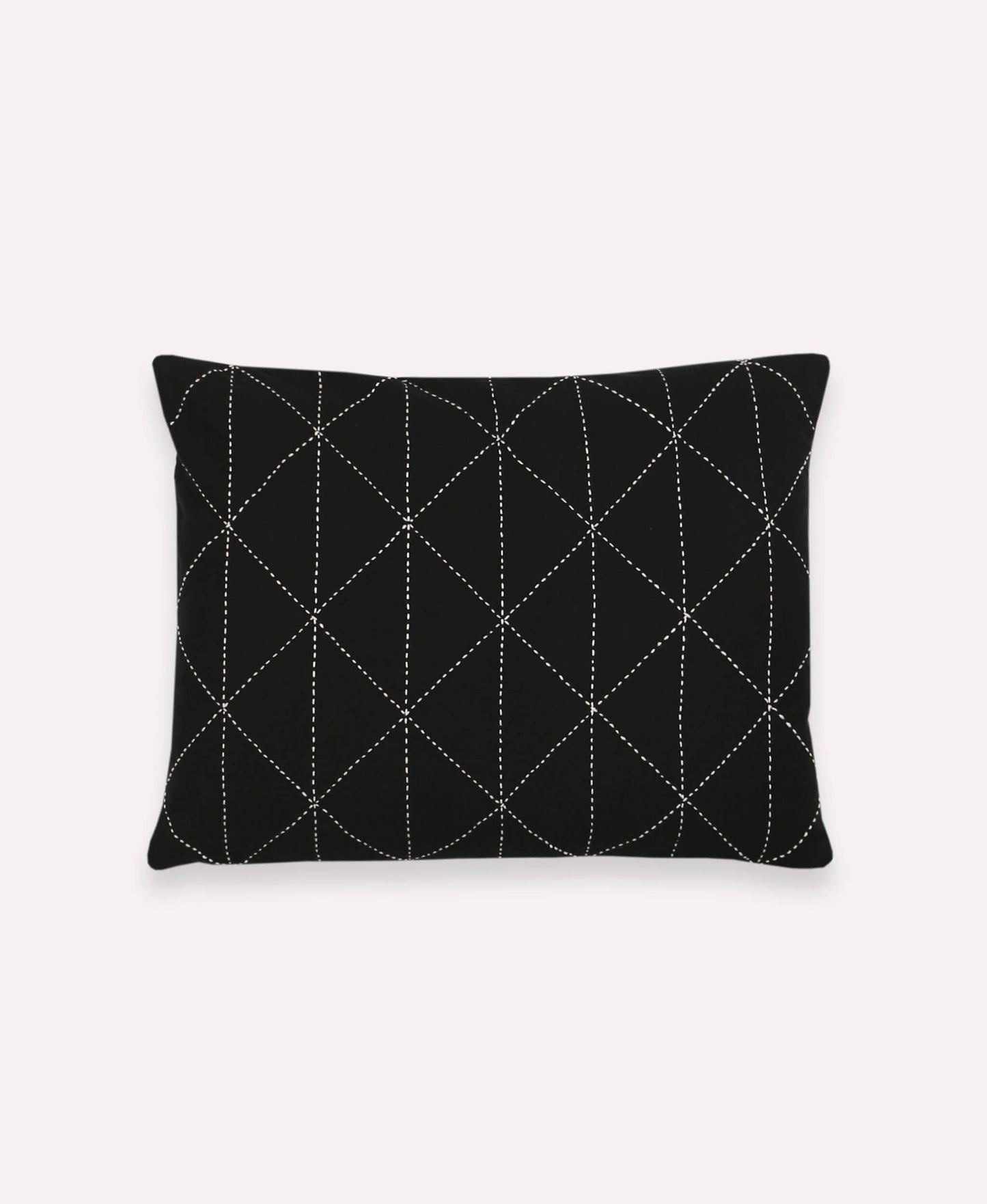 Small Graph Throw Pillow: Charcoal