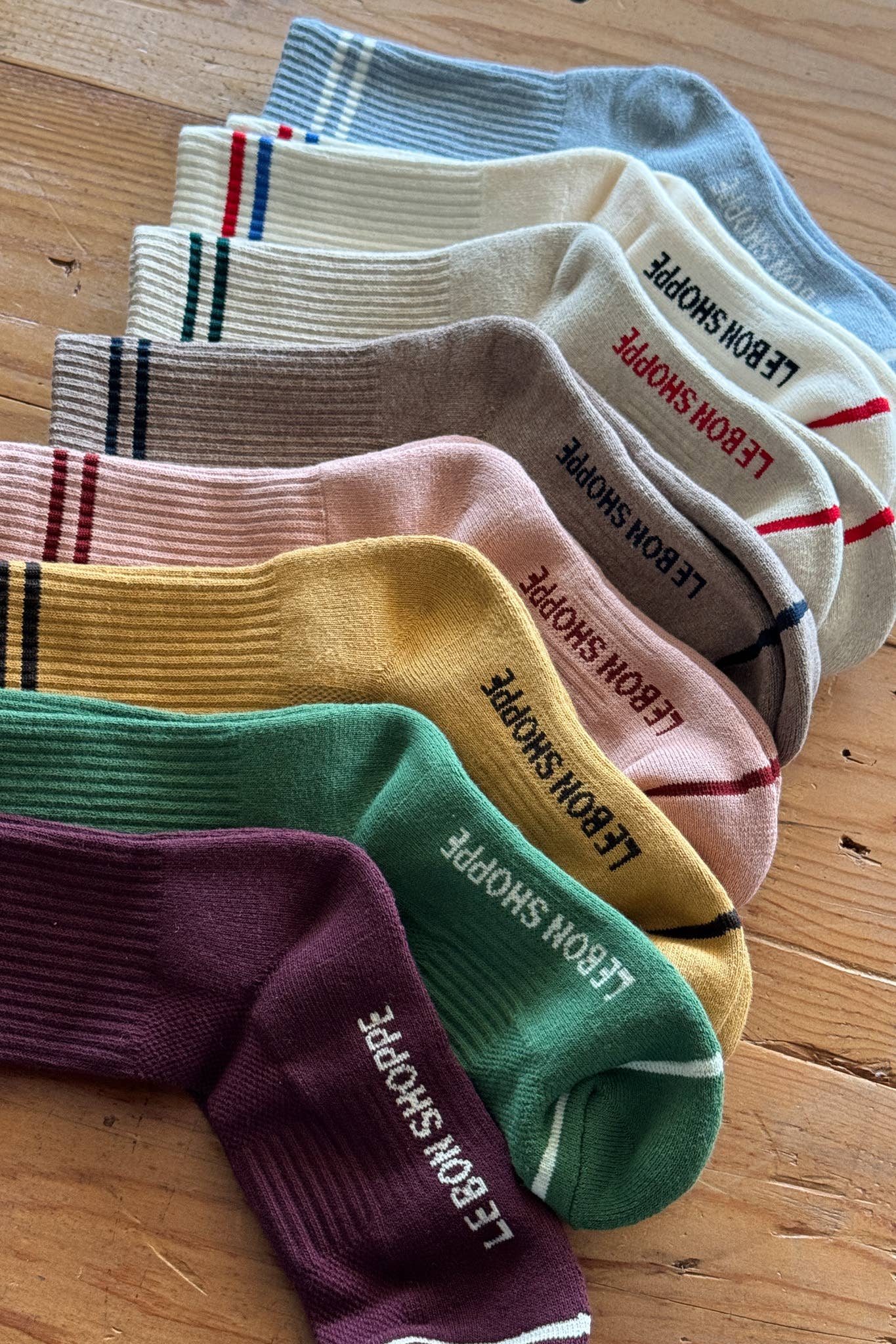 Boyfriend Socks: Blue Grey
