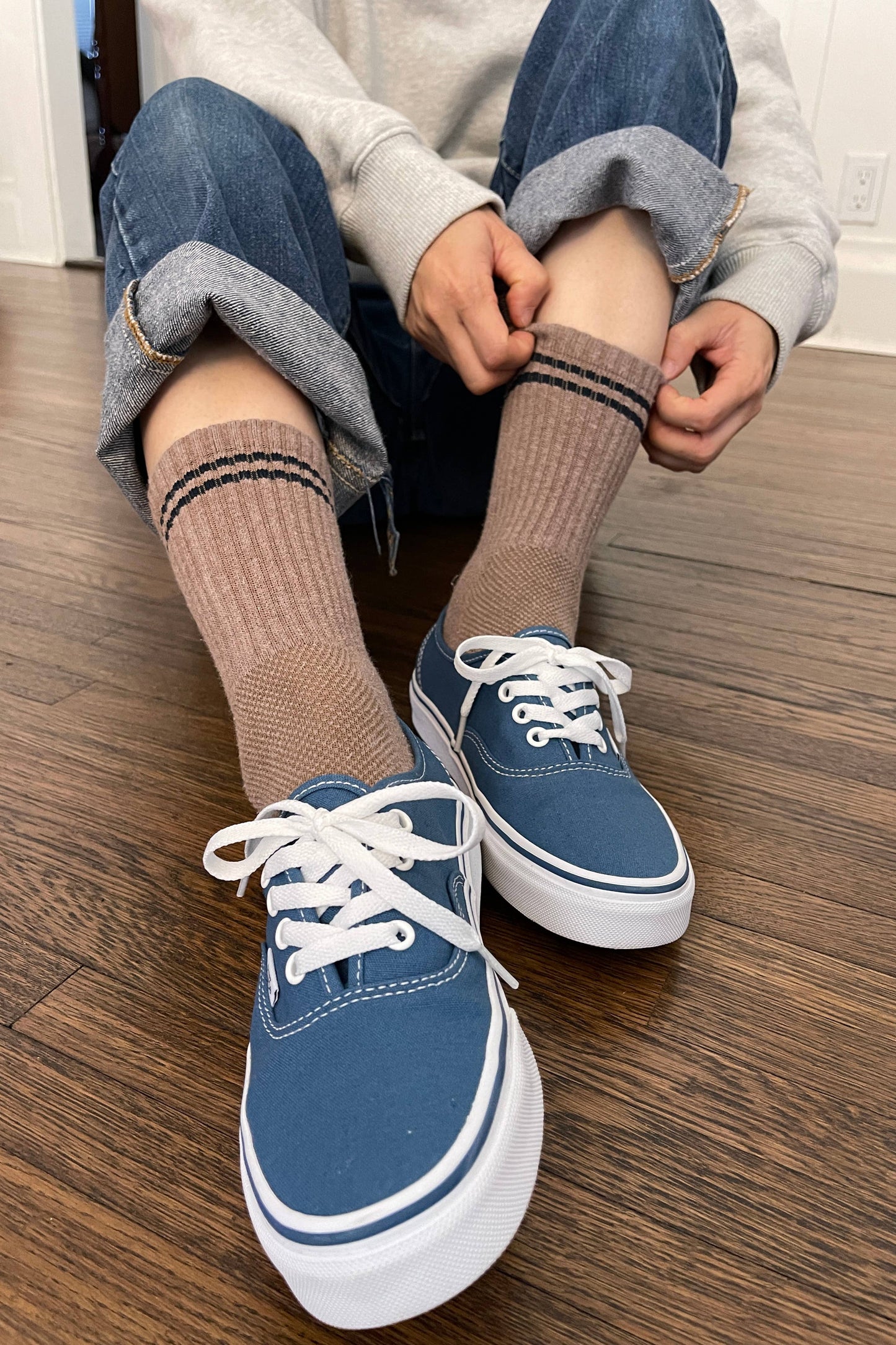 Boyfriend Socks: Navy