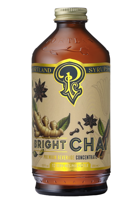 Bright Chai Syrup 12oz - cocktail / mocktail / coffee drinks