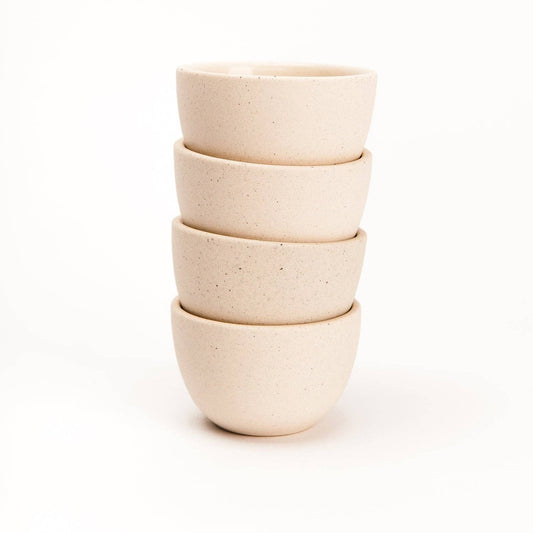 The Stacking Thimble Cup Handmade Ceramic : Natural Speckle