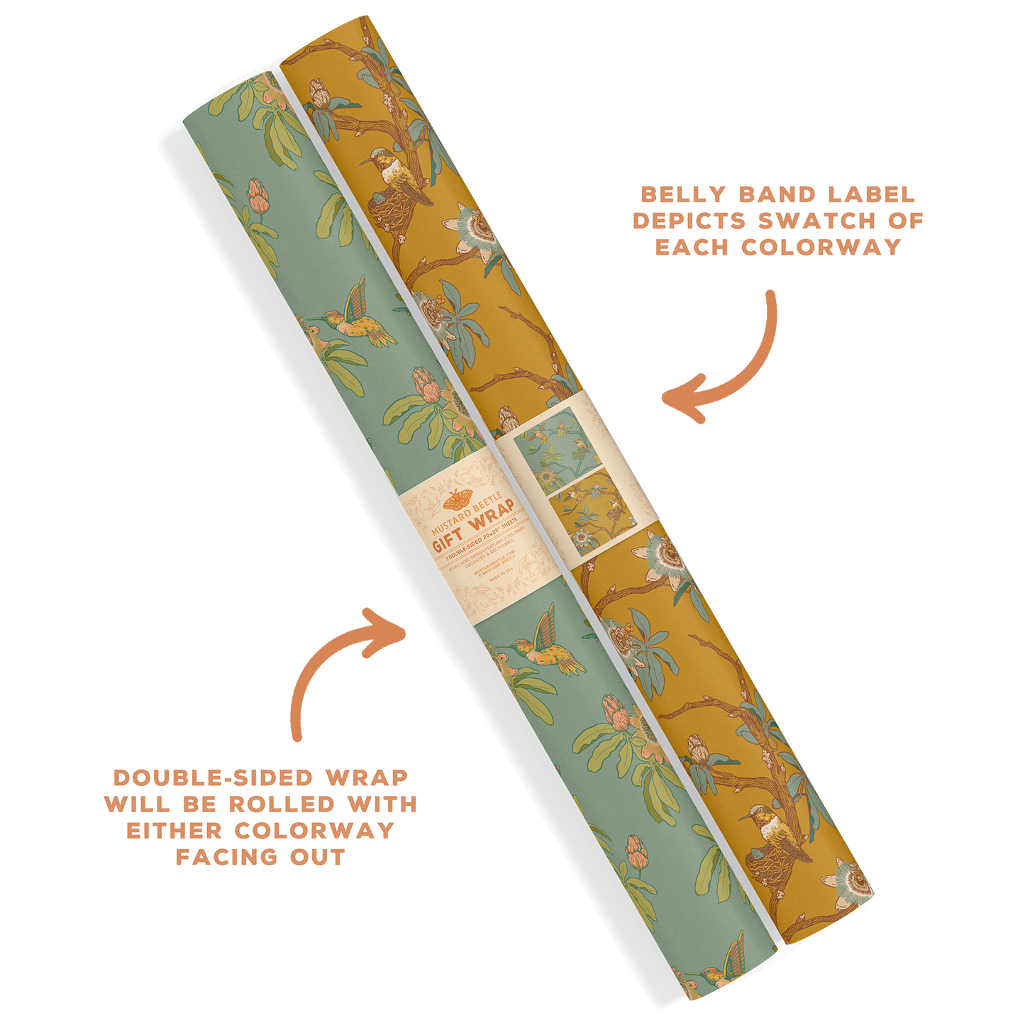 Hummingbirds Wrapping Paper