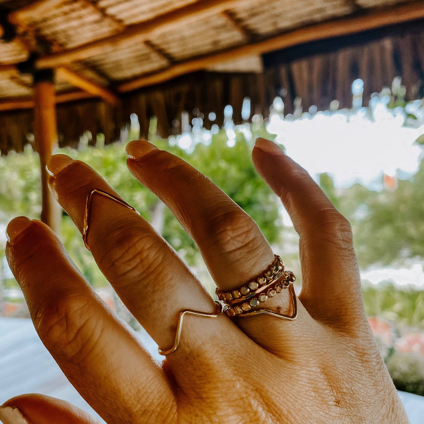 Mountain Stacking Ring: Sterling Silver / 8