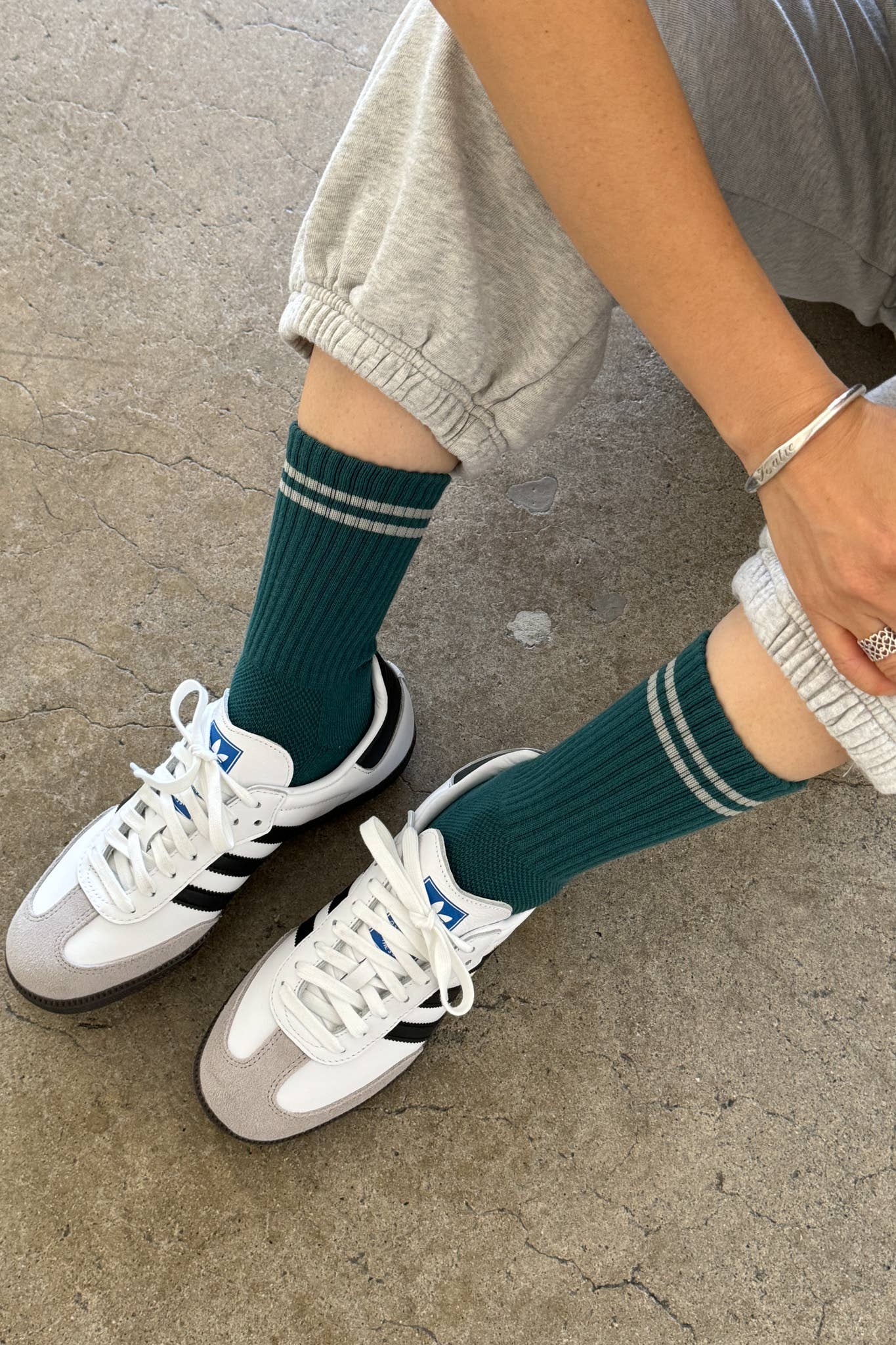 Boyfriend Socks: Blue Grey