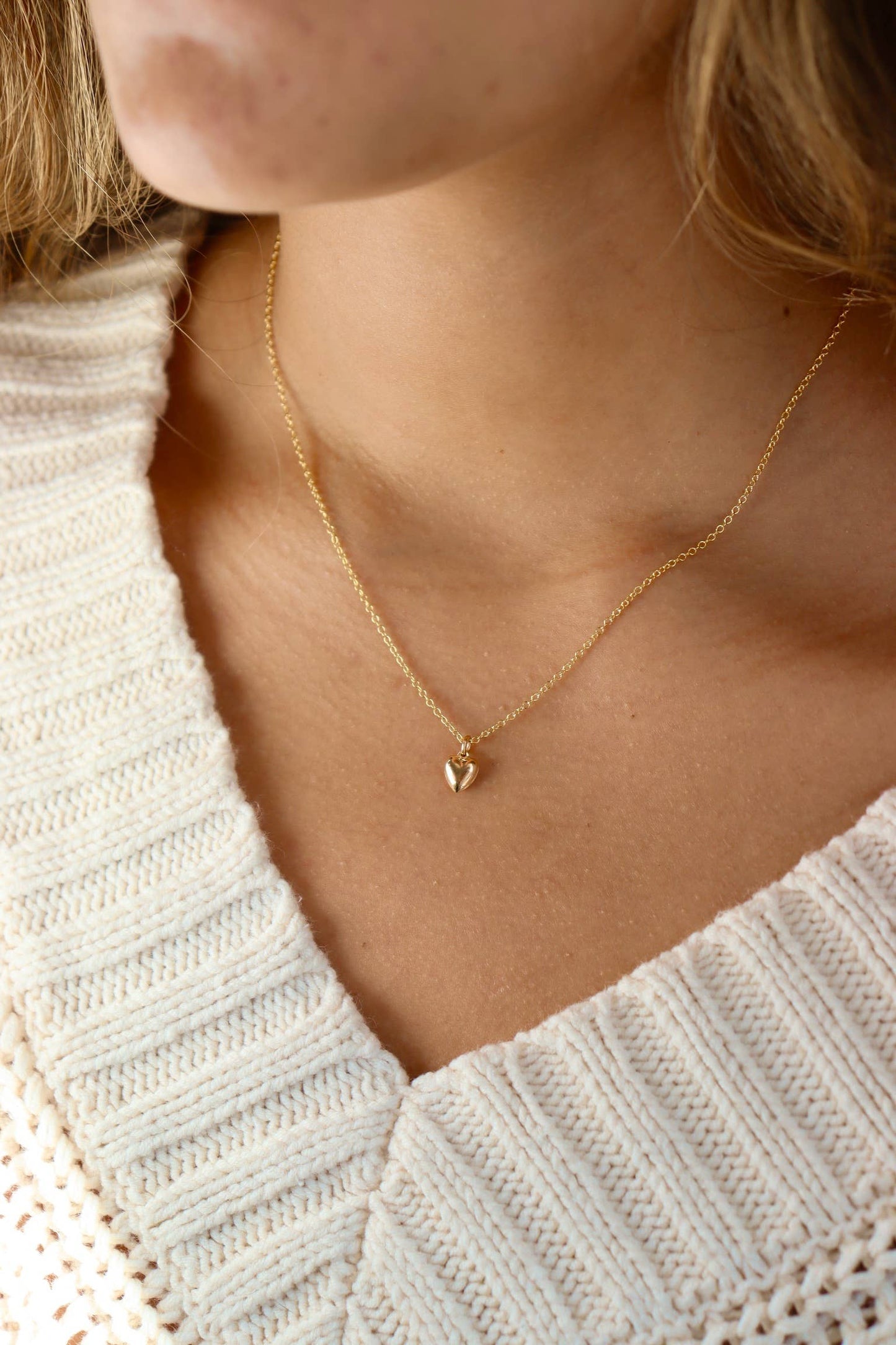 Heart Necklace 14k Gold Fill